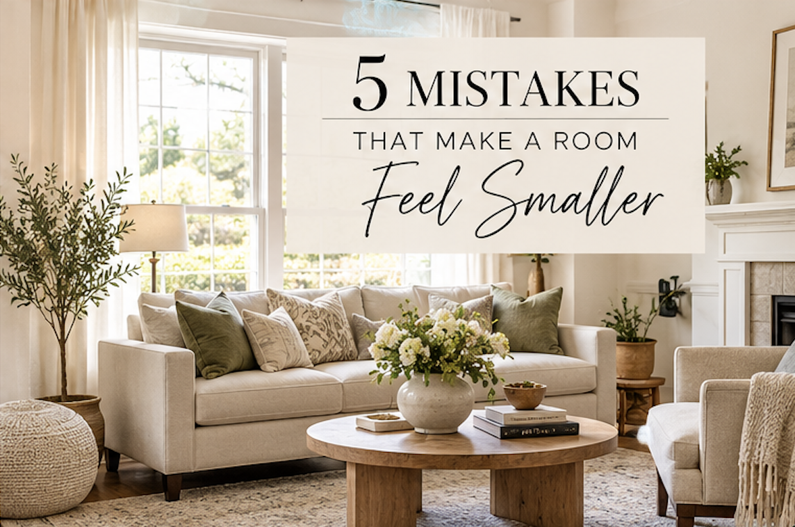 5 Mistakes That Make a Room Feel Smaller