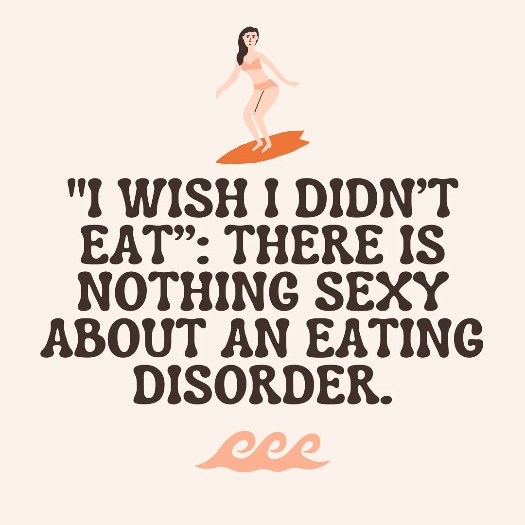 We all have met those people that talk constantly about wishing they &ldquo;weren&rsquo;t hungry&rdquo; or obsess over being &ldquo;healthy&rdquo;. We live in a culture that glamorizes disordered eating and calls it &ldquo;healthy.&rdquo; But the rea