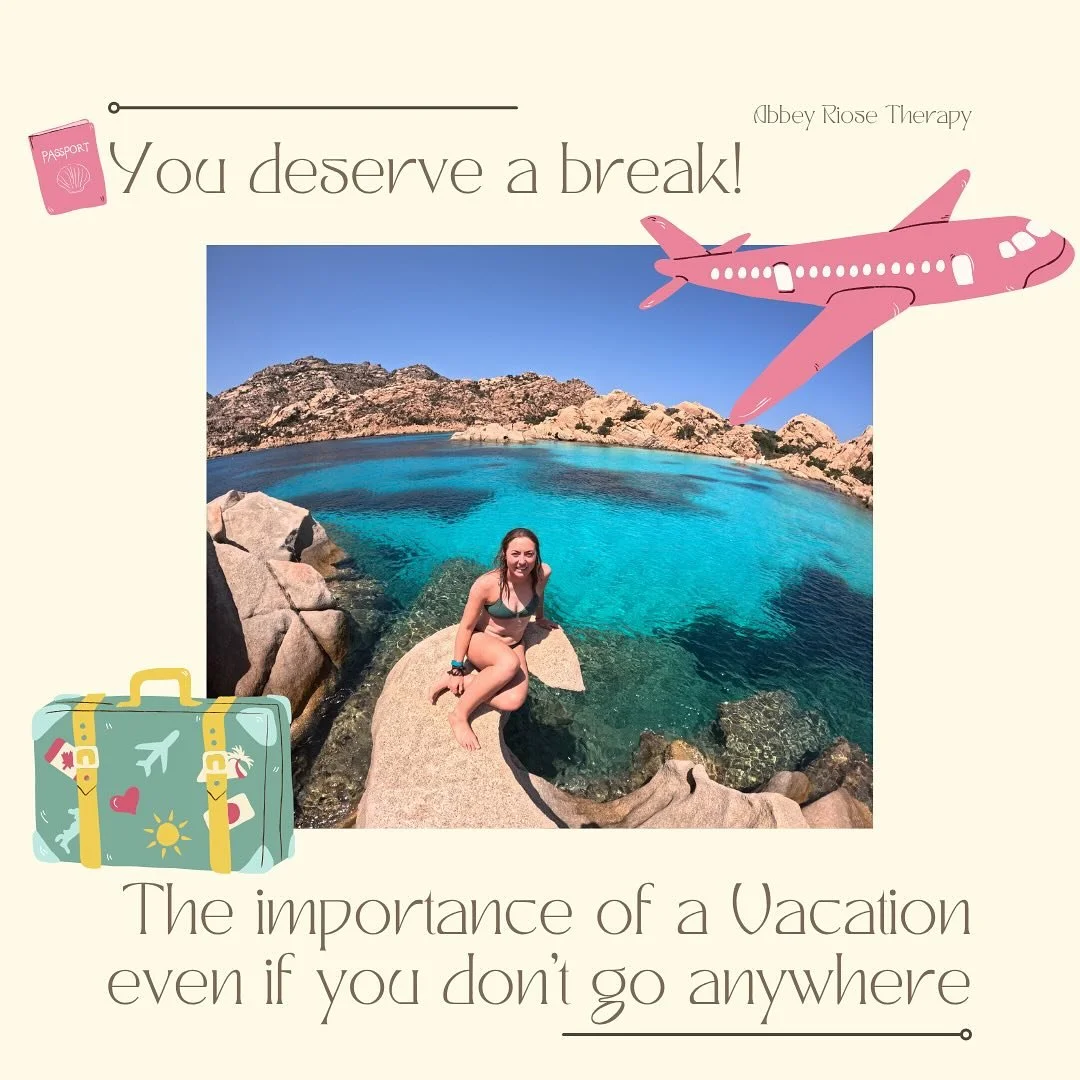 With summer getting into full swing, I thought it&rsquo;s a good time to share the importance of taking a vacation!  Maybe traveling somewhere isn&rsquo;t possible right now&mdash;and that&rsquo;s totally okay. Taking a vacation isn&rsquo;t about the