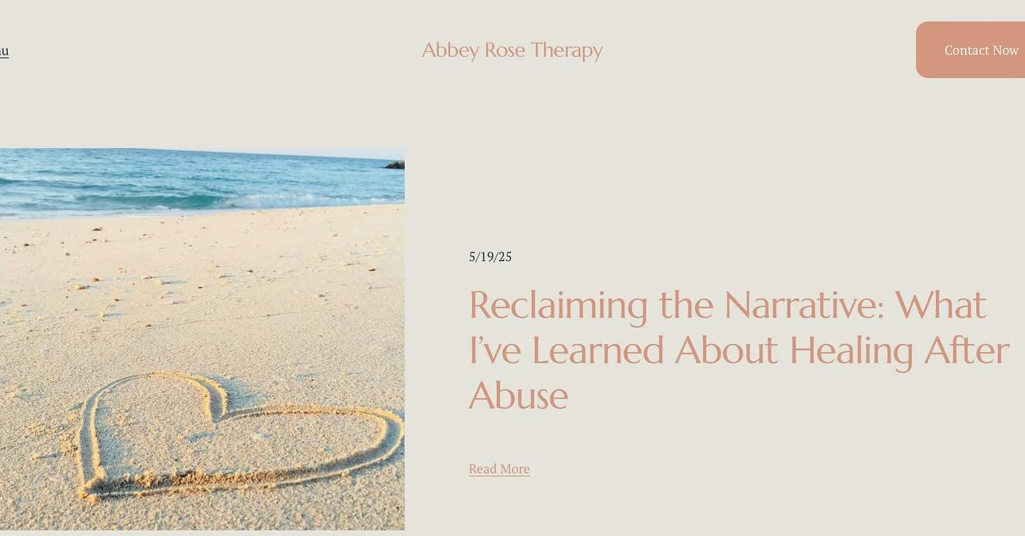 Did you know I have a blog?! Check out my website to see some of my recent blog posts! New blog posts each week on different many different topics! Check it out today (link in bio and here: https://www.abbeyrosetherapy.com/blog)
