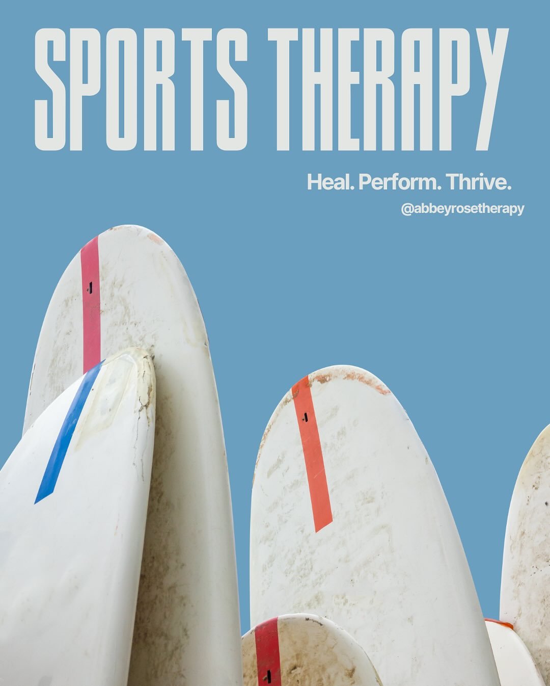 Now offering Sports Talk Therapy at Abbey Rose Therapy 
Because healing isn&rsquo;t just physical &mdash; it&rsquo;s emotional too. 
Sports Talk Therapy is a safe space to explore the mental and emotional side of injury, performance, motivation, and 
