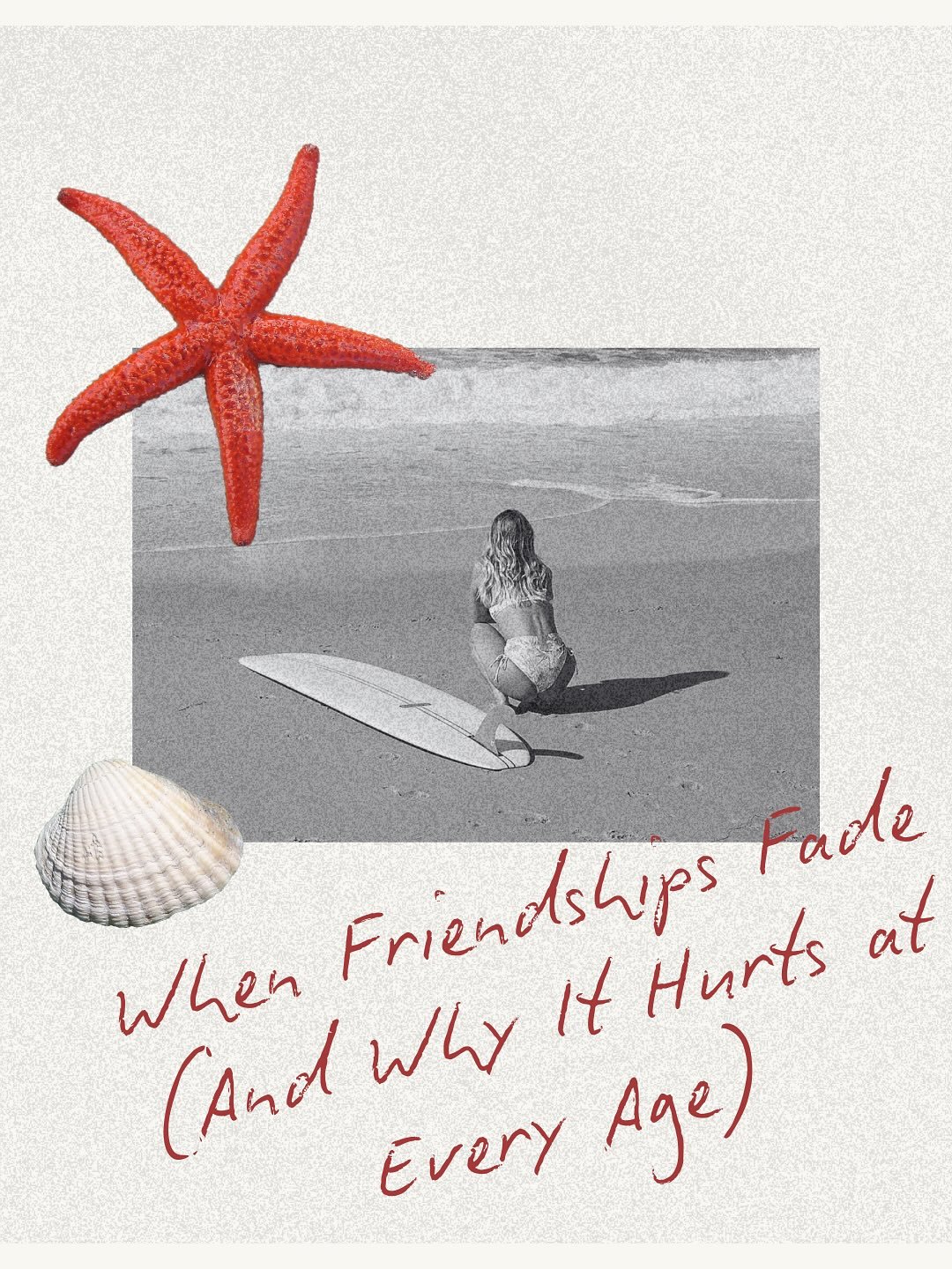 Sometimes friendships change.
Maybe the texts come less often.
Maybe you both got busy.
Maybe it&rsquo;s just not the same anymore, and you&rsquo;re not sure why.
And even if there was no falling out or clear reason&mdash;
it can still feel tender, c