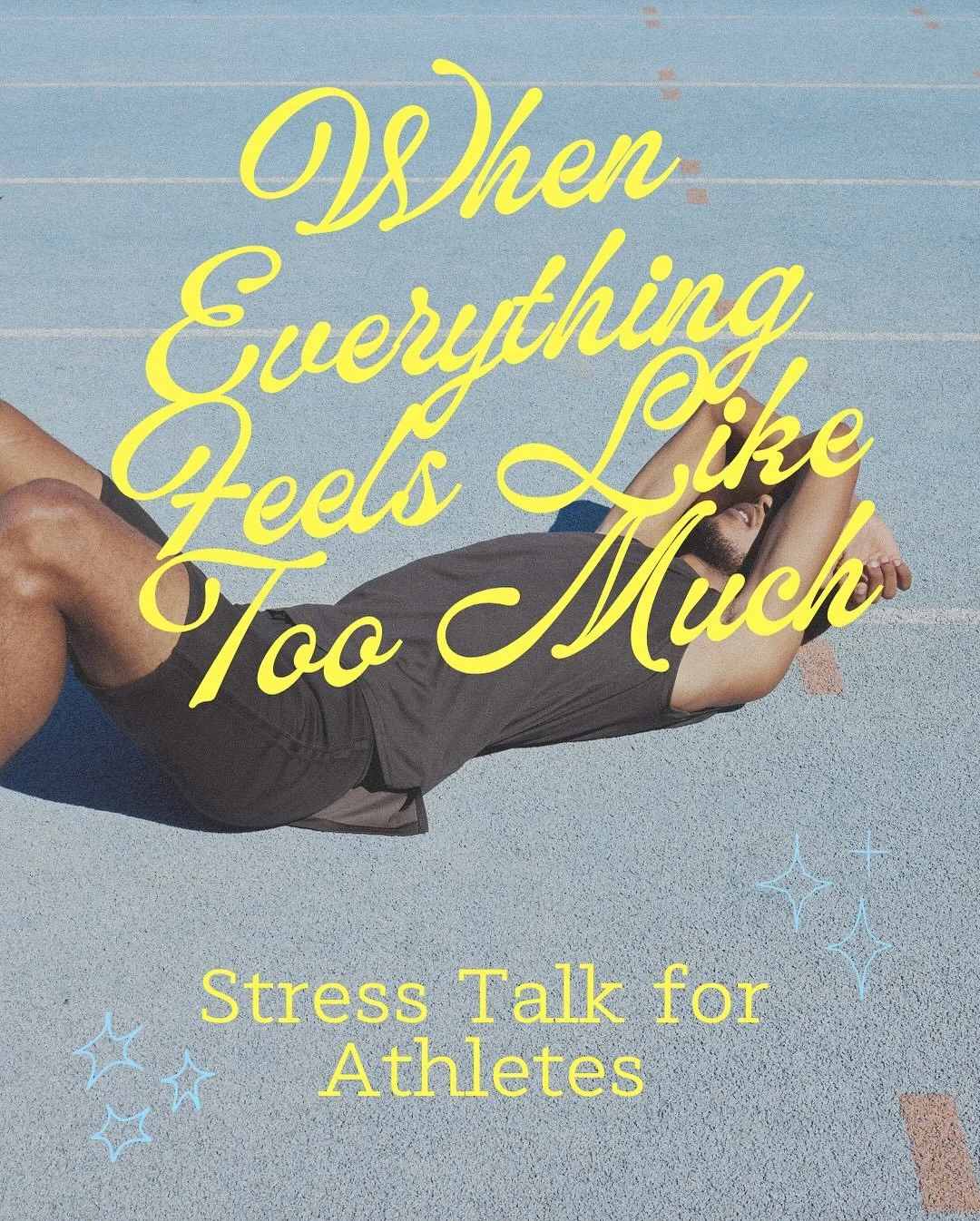 Being a student-athlete means playing on and off the field &mdash; but no one teaches you how to balance it all.
Stress doesn&rsquo;t make you weak. It means you care. 💙
Rest, talk, breathe &mdash; you&rsquo;re doing better than you think.
#AthleteM