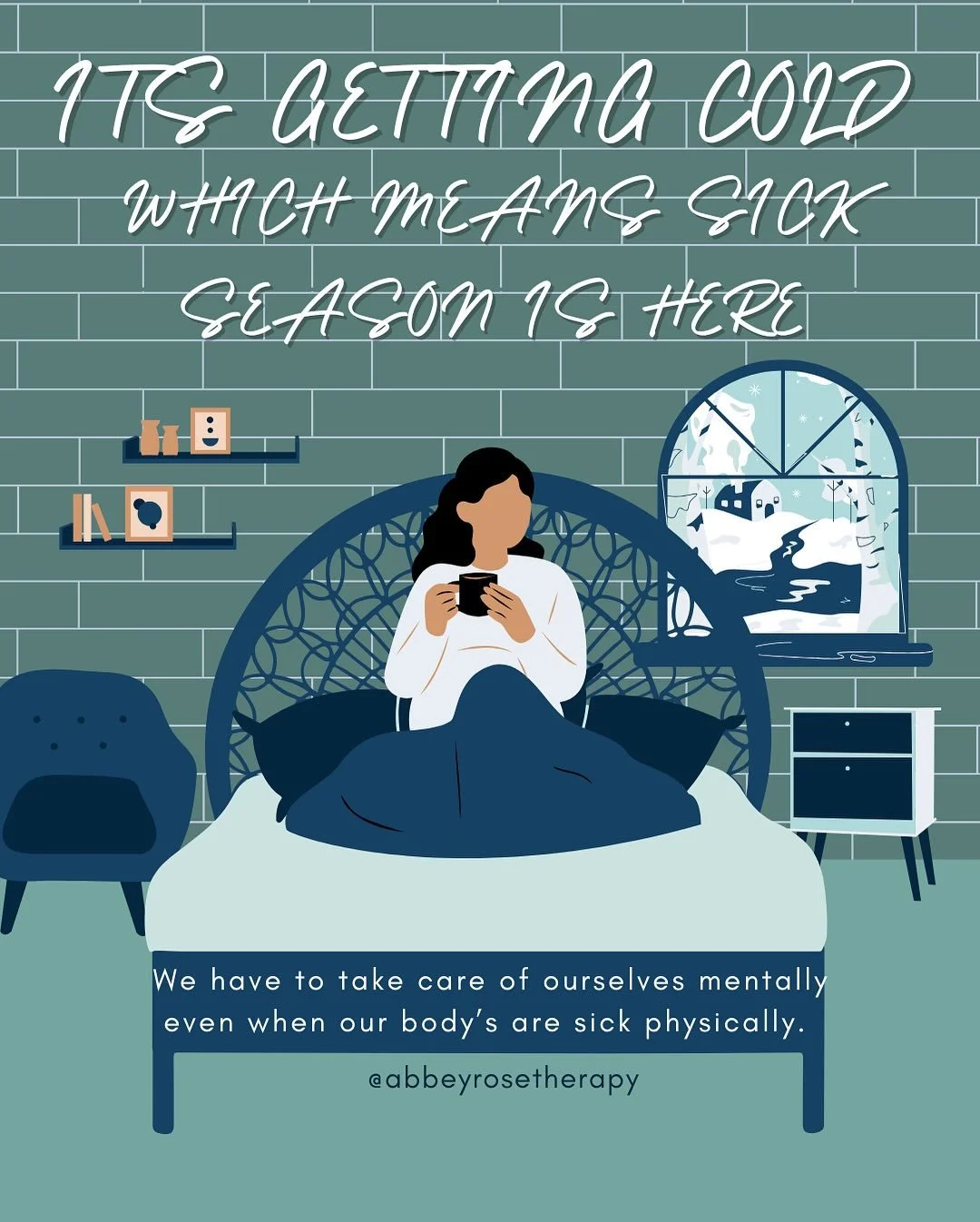 If you&rsquo;re sick or run down &mdash; listen to your body and min for what it needs.
Rest isn&rsquo;t giving up, it&rsquo;s letting your body heal.
You&rsquo;re not falling behind by slowing down. 
#ListenToYourBody #RestIsHealing #SelfCompassion 