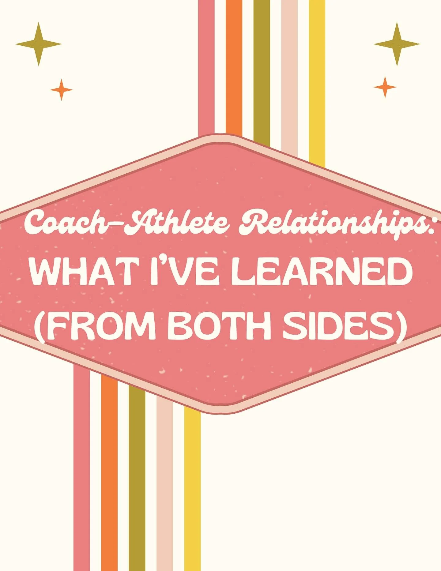 I&rsquo;ve been on both sides of the coach&ndash;athlete relationship &mdash; the athlete trying to prove myself, and the coach trying to help someone reach their potential.
What I&rsquo;ve learned?
Trust and communication matter more than talent or 
