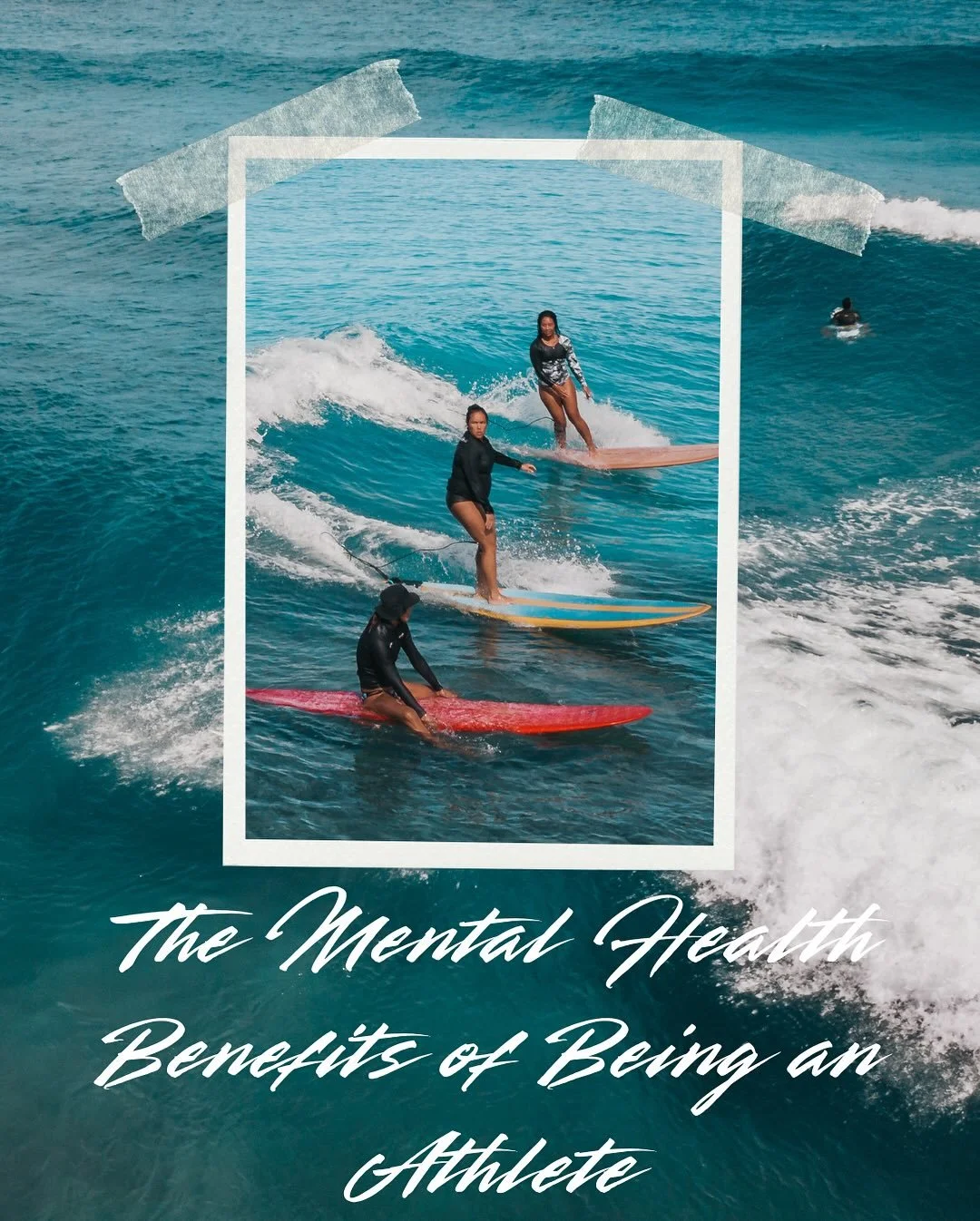I&rsquo;ll always believe being an athlete shapes your mental health in the best ways &mdash; not just physically, but emotionally too. 
It&rsquo;s the discipline, the teamwork, the failure, the getting-back-up-again part. It teaches you presence, re