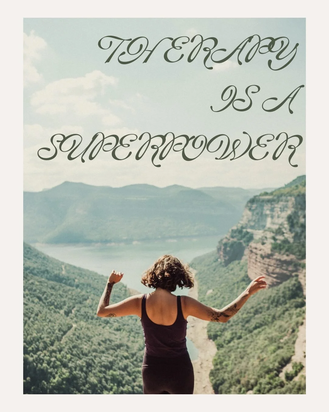 Therapy is a superpower!!!! If you broke your arm, you wouldn&rsquo;t hesitate to see a doctor.
But when anxiety shows up... When grief feels heavy... When stress keeps you up at night... When life feels overwhelming...
Why do so many of us try to ca