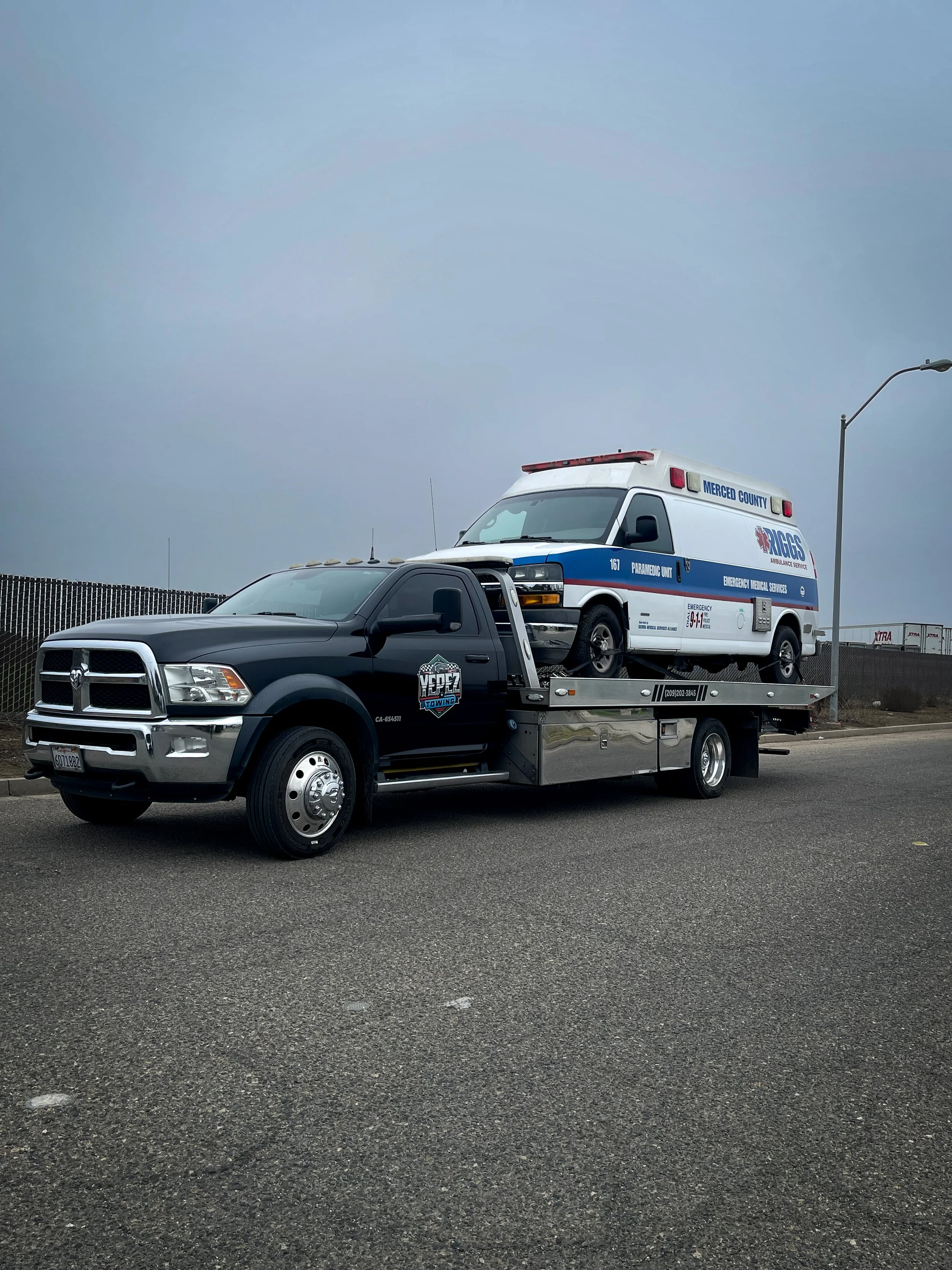 Emergency Tow Truck near me Modesto, CA.