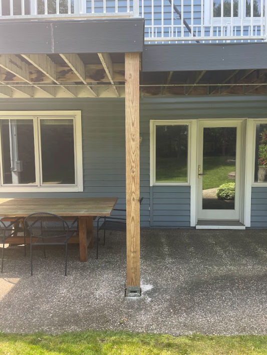 West Bloomington Minnesota deck post repair
