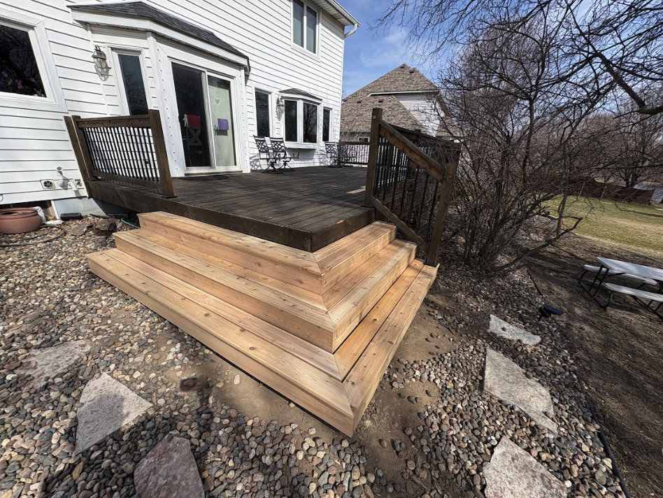 Rosemount Minnesota deck stairs repair