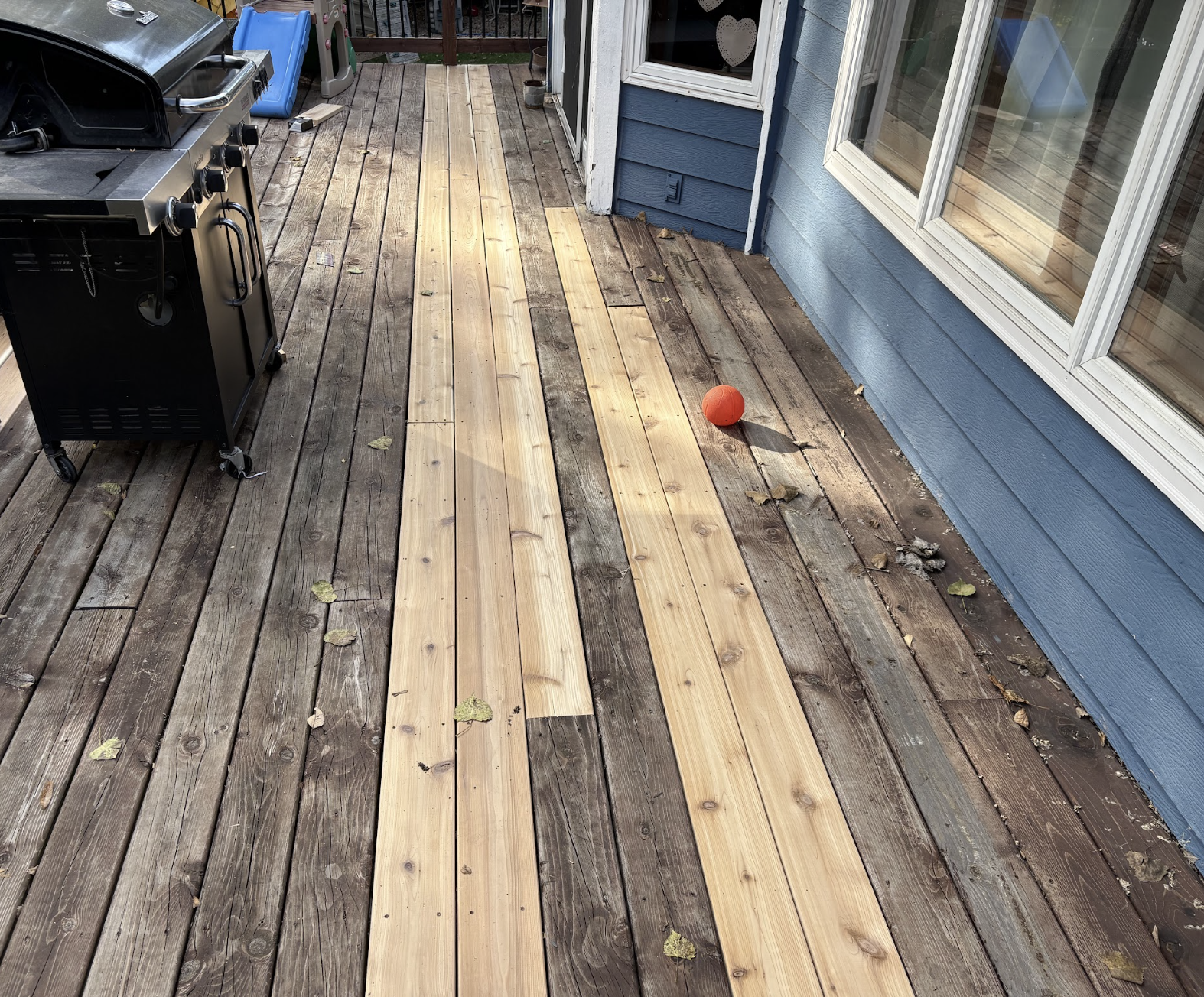 Deck board replacement in Farmington MN