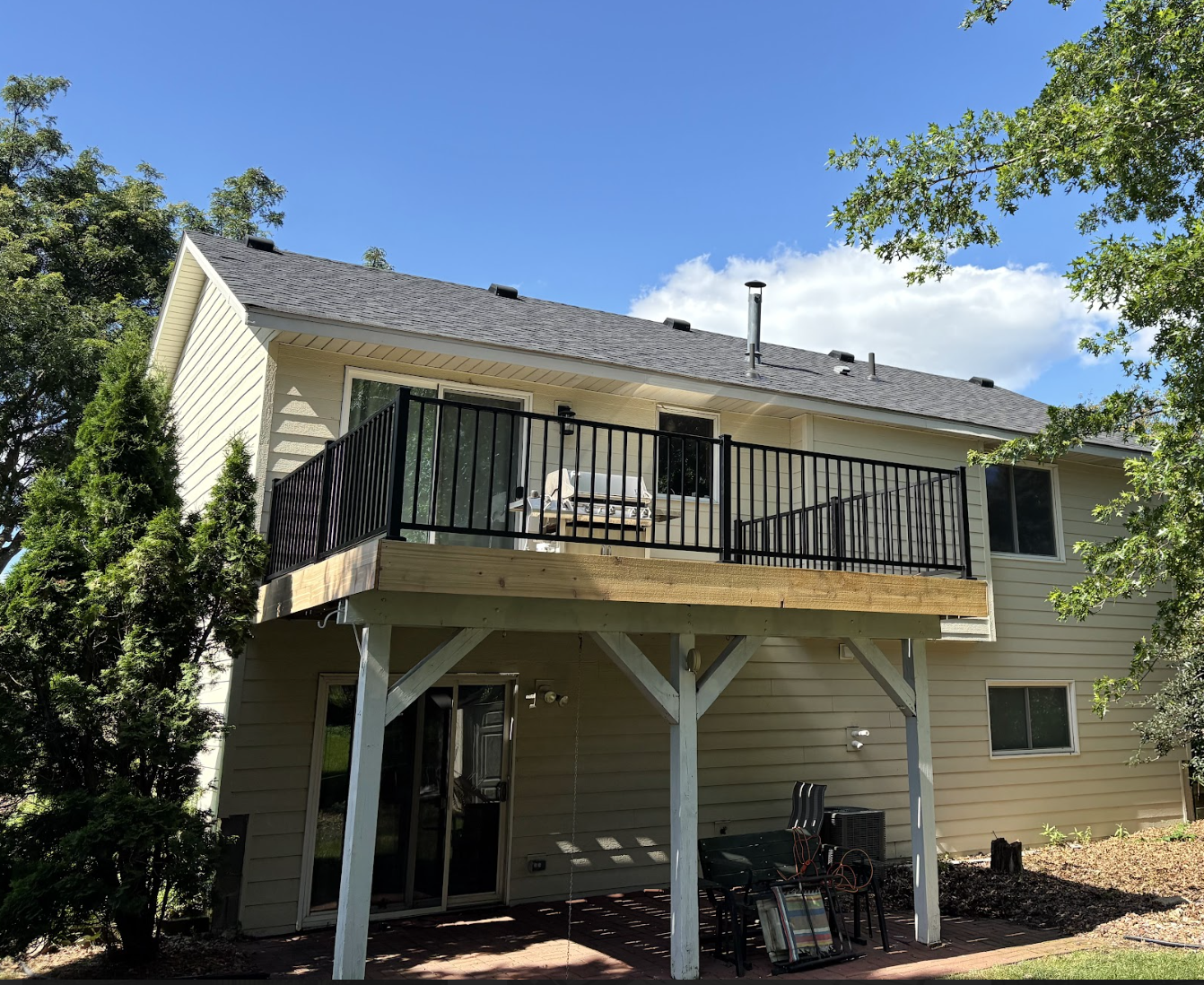 After deck fascia replacement in Rosemount MN