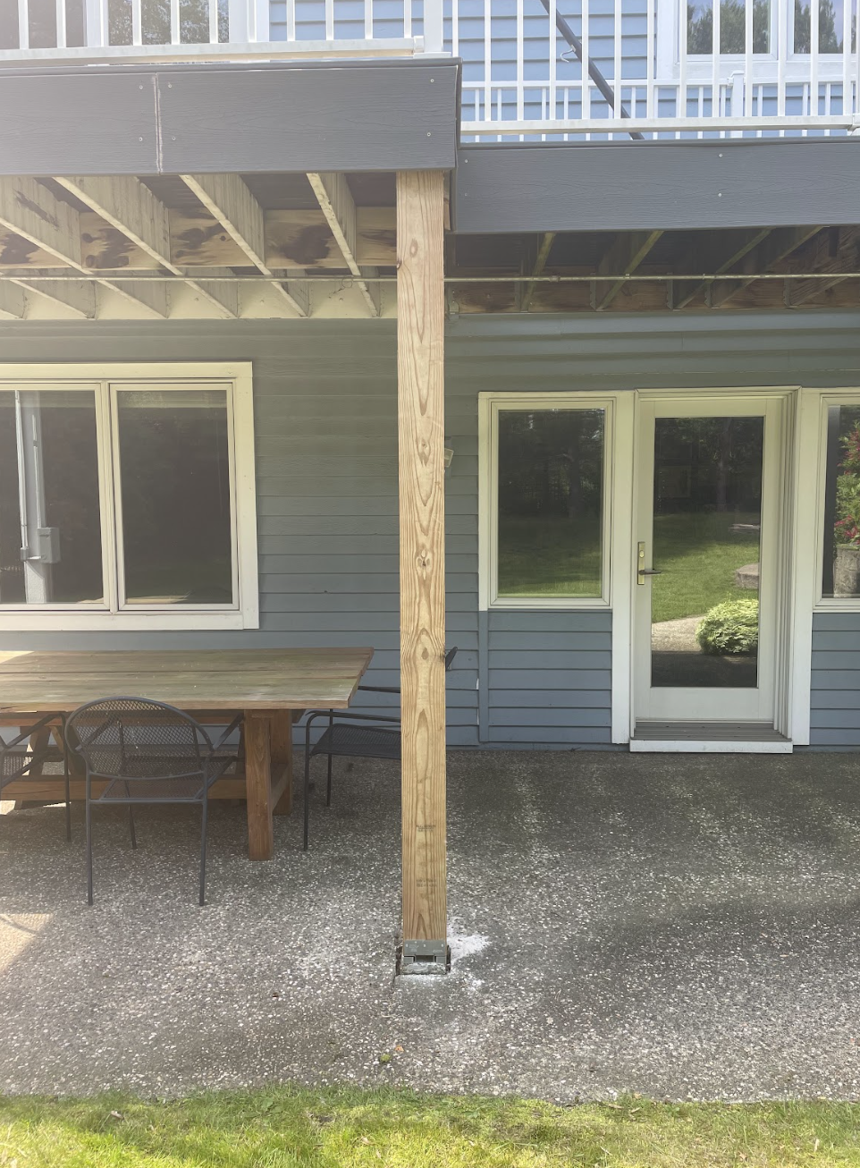 New deck post Bloomington MN