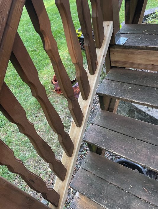 Oakdale Minnesota deck railing repair