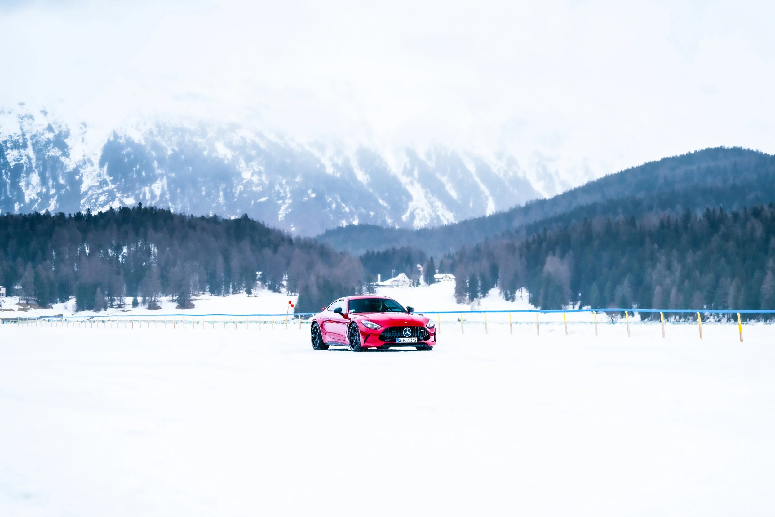 Mercedes AMG in st Moritz