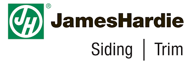 James Hardie logo with text 'Siding | Trim'