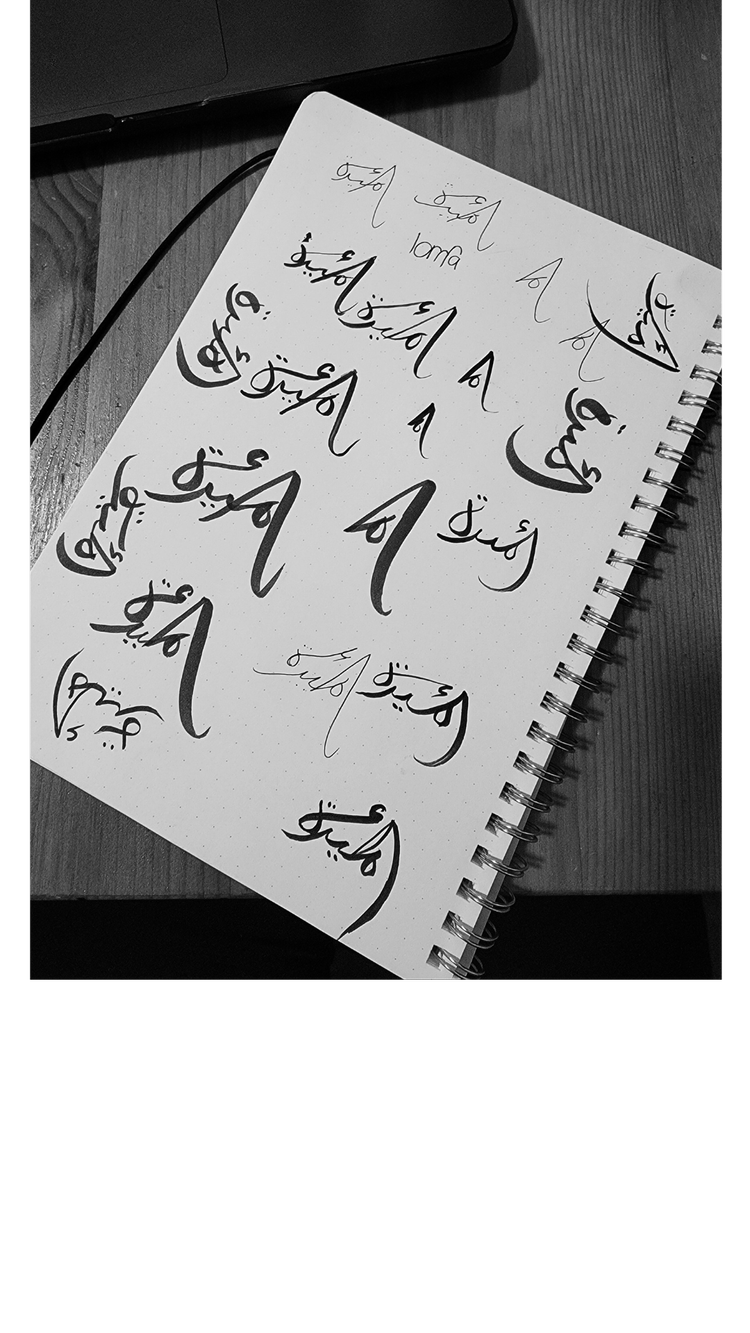 Amira logo sketches