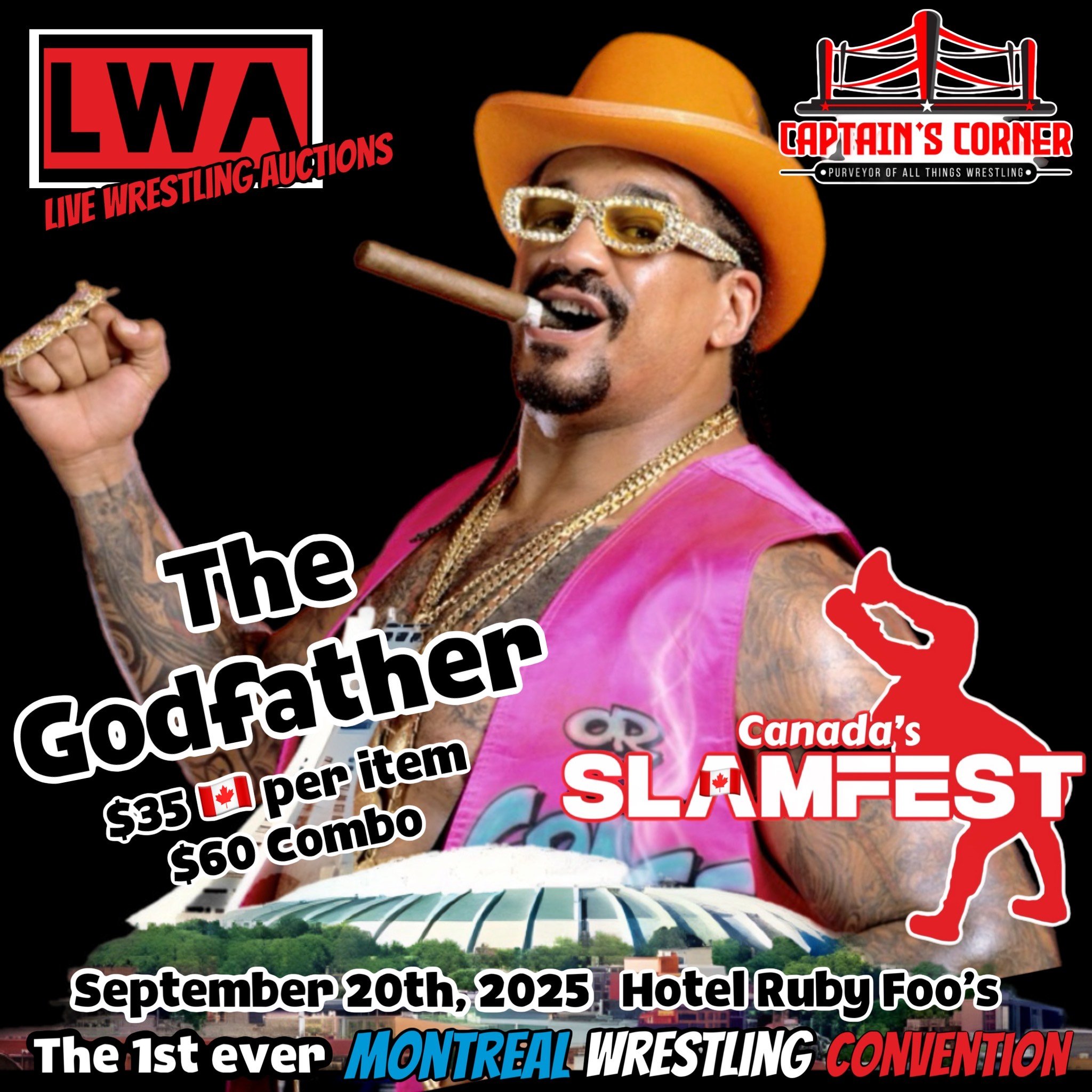 The Godfather $35 CAD per item / $60 CAD Combo