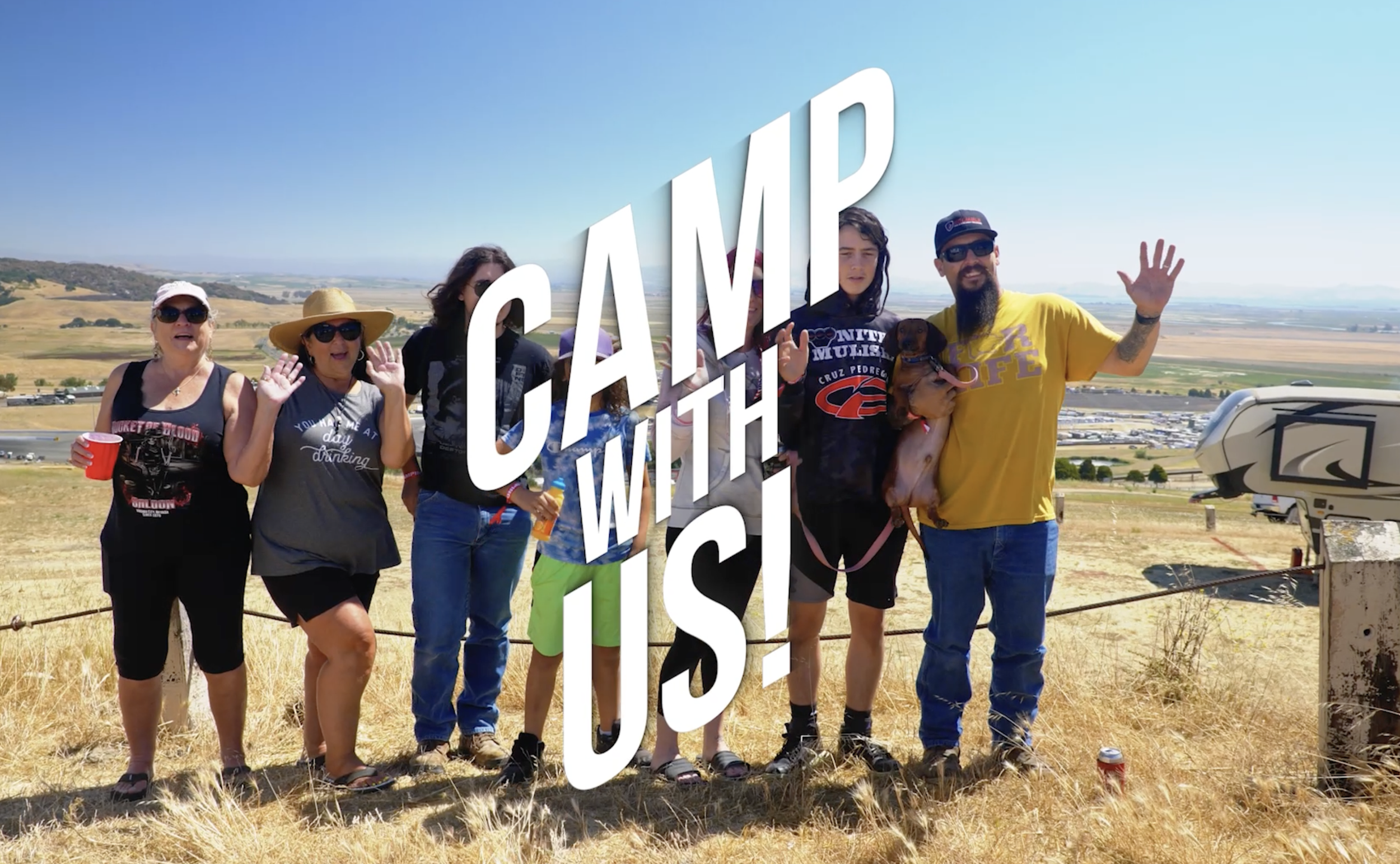 Camping at Sonoma Raceway! Promo Video
