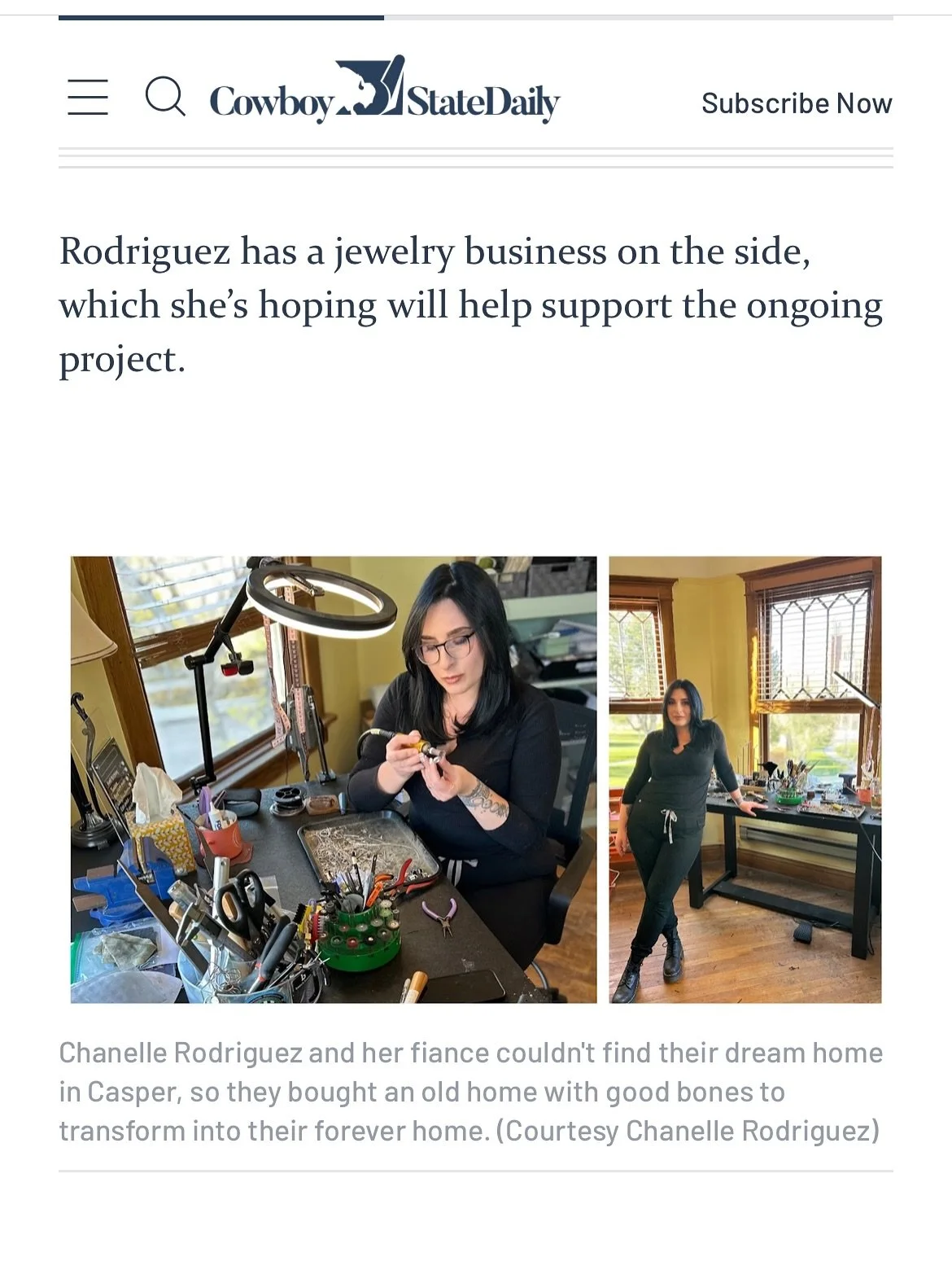 Humble brag.. I was featured in TWO articles this past month. If you would like to read them and see a few glimpses the house with my &lsquo;bird&rsquo;s nest&rsquo; studio. Link is in my bio.