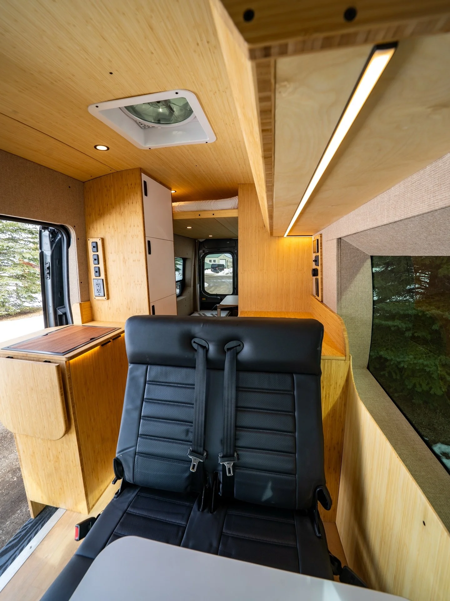 We are excited and proud to show the world our latest custom build. 

Raven was created to serve a family of 4 in all their adventures, which motivated many of the design and feature choices. She is a true 4 season Camper built to last. 

Created on 