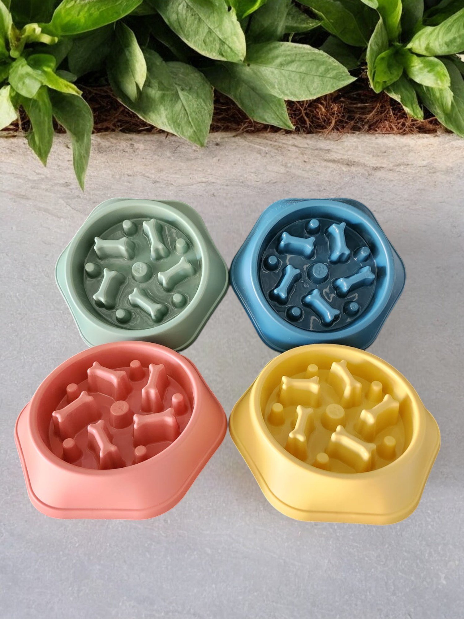 Slow Feeder Bowl Bones Edition