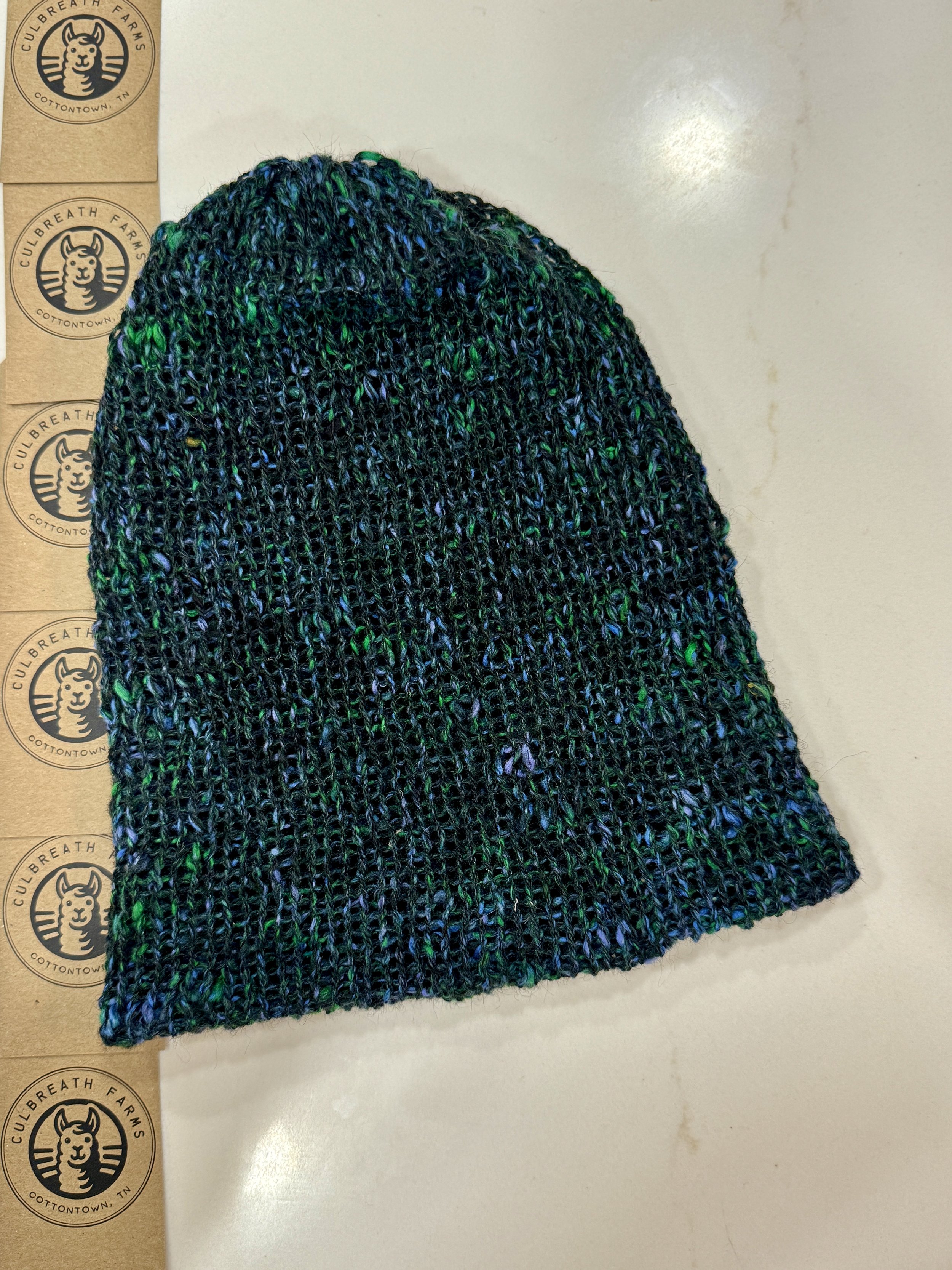100% Suri Alpaca Fiber Beanie