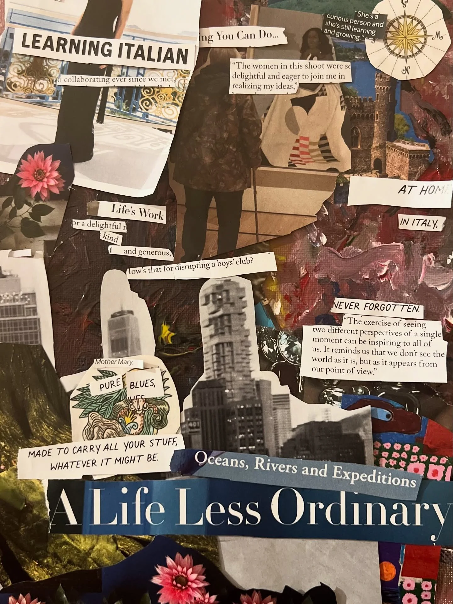 This was the vision board I made in the beginning of 2026 from a @voguemagazine &hearts;️ Titled &ldquo;A Love Letter To America&rdquo;. I couldn&rsquo;t even glue it down because it hurt my heart so badly. I thought I would make a beautiful one with