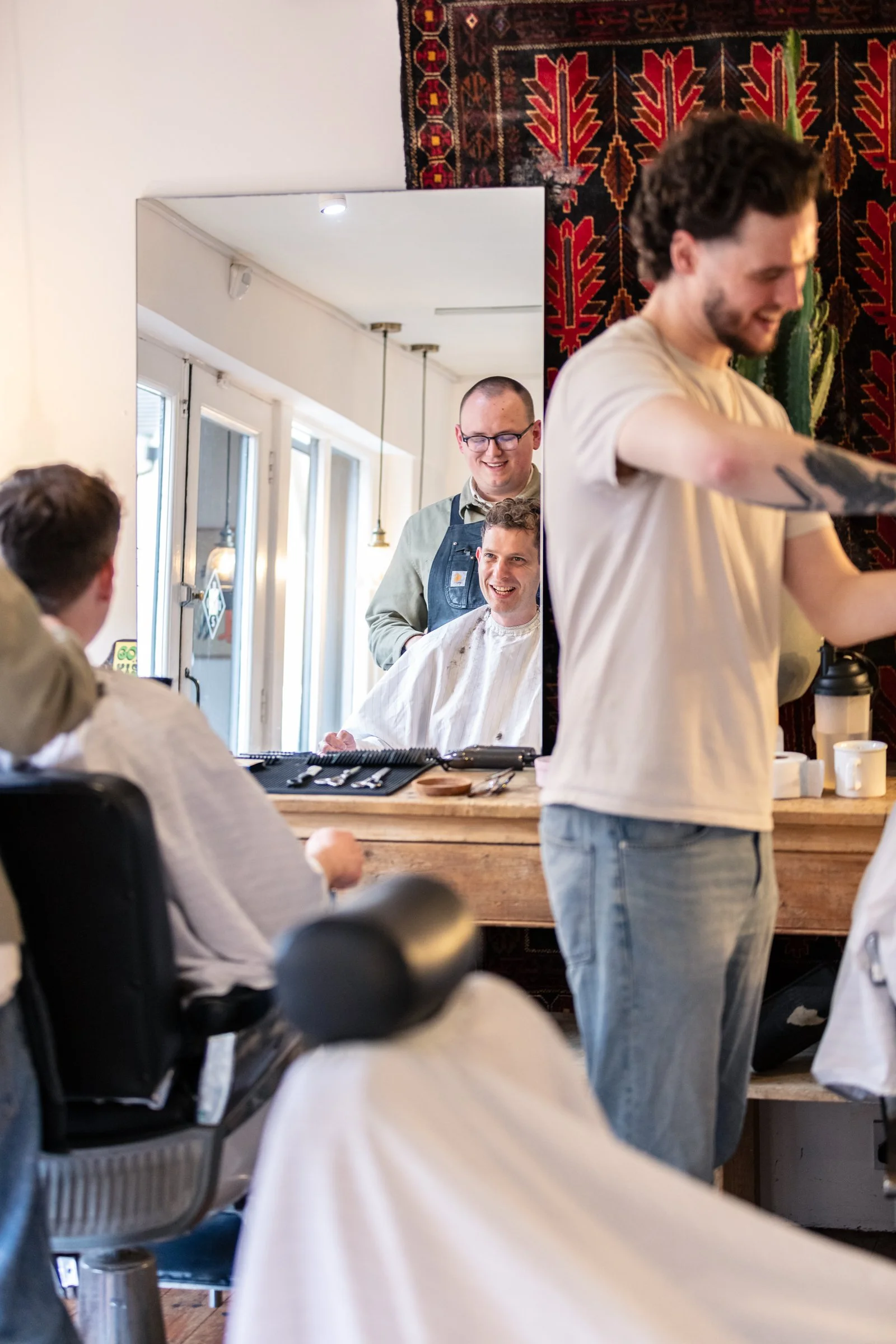 Harvey and Connor Courage Noble Barbers Norwich 