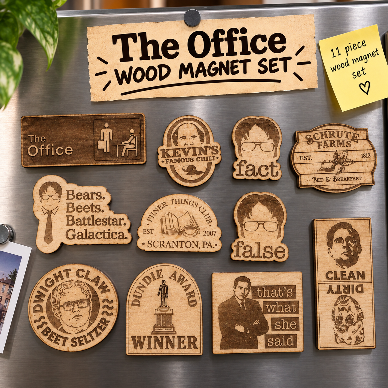 The Office Wooden Magnet Set Display (1).png