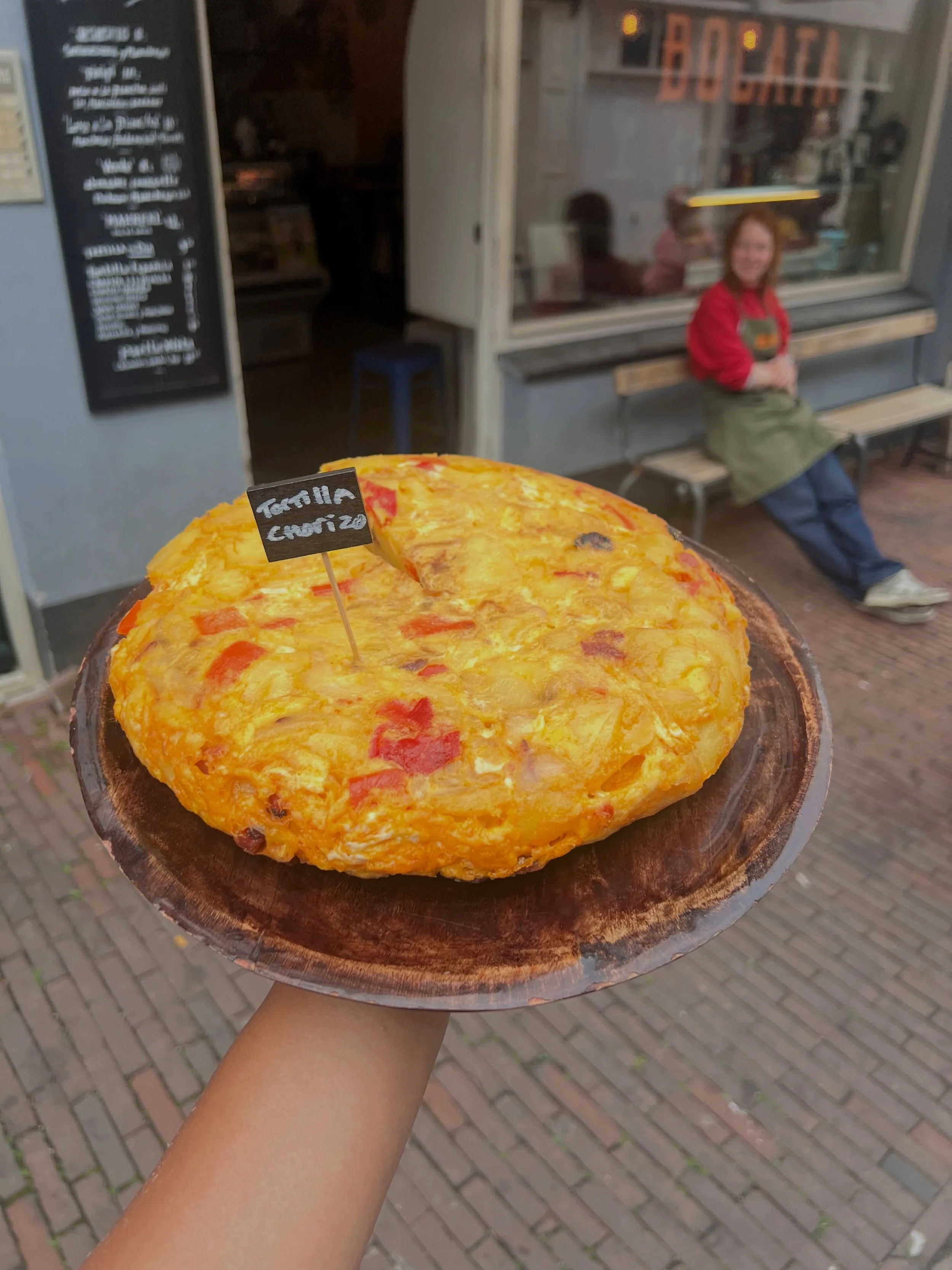 Tortilla chorizo!