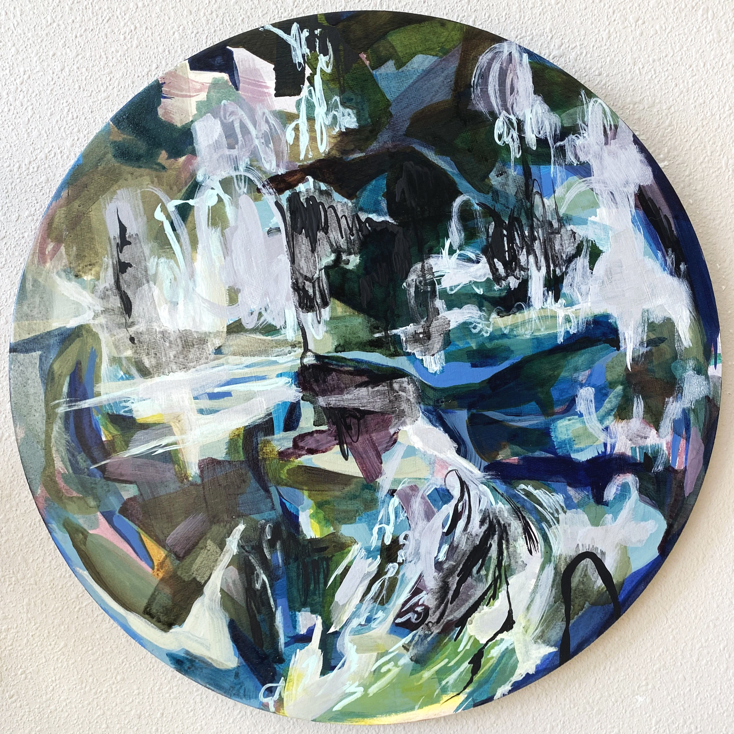 Lapse, 2025, Mixed Media on Panel, 16"