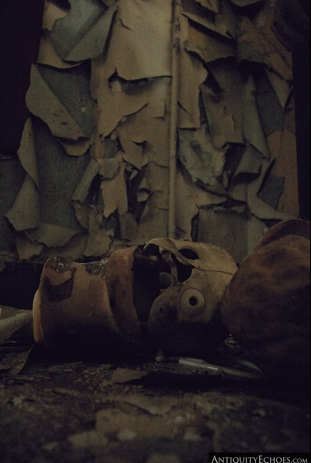 The head of an old CPR dummy (Copy)