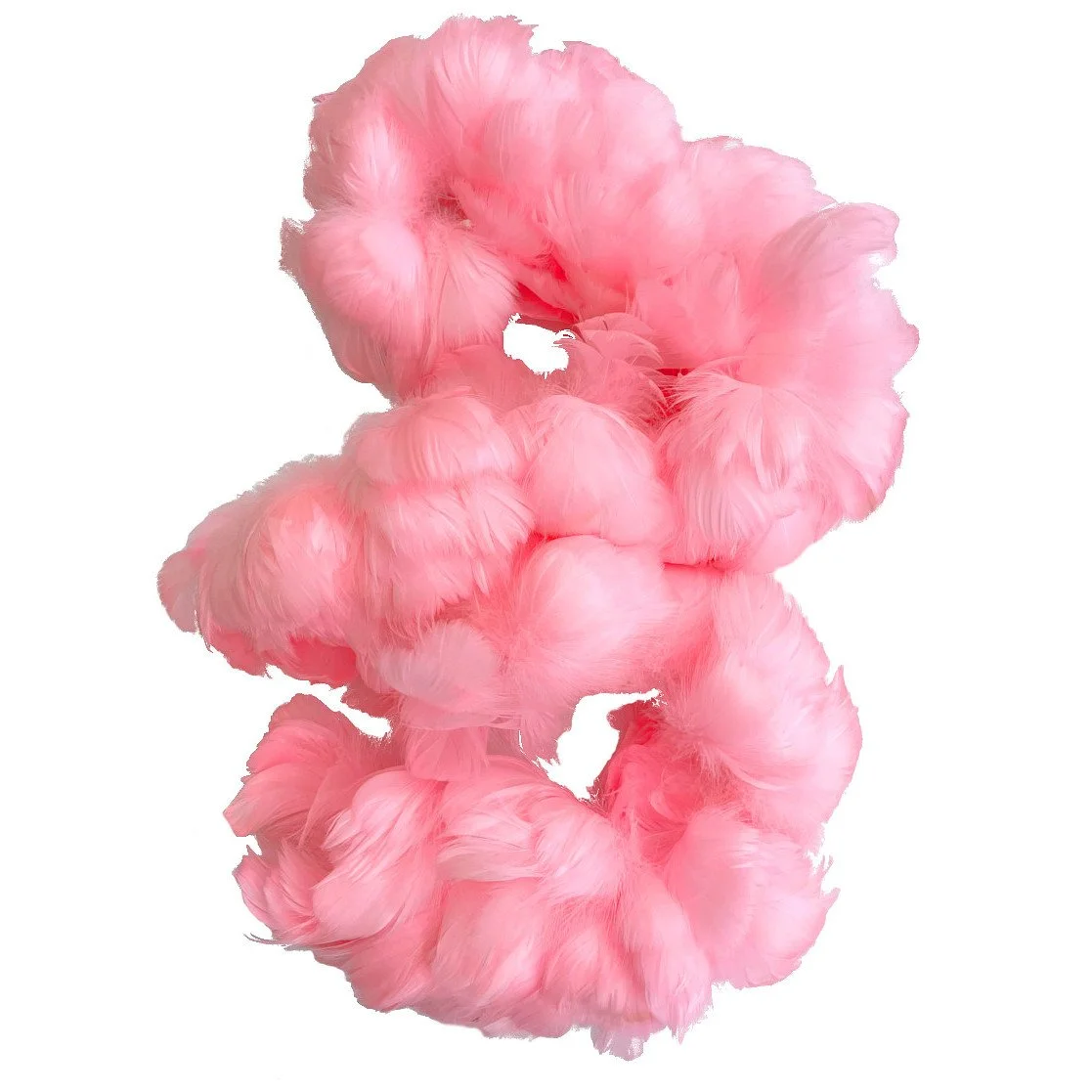 Goose Coquille Feathers 2.5-4" Dyed Pink