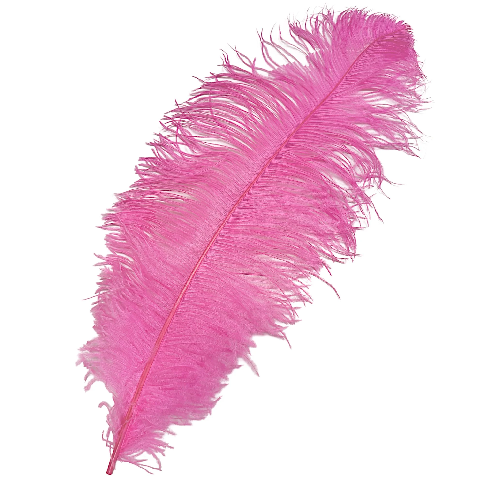 #2 Grade 25-29" Ostrich Wing Plume Feathers - Candy Pink