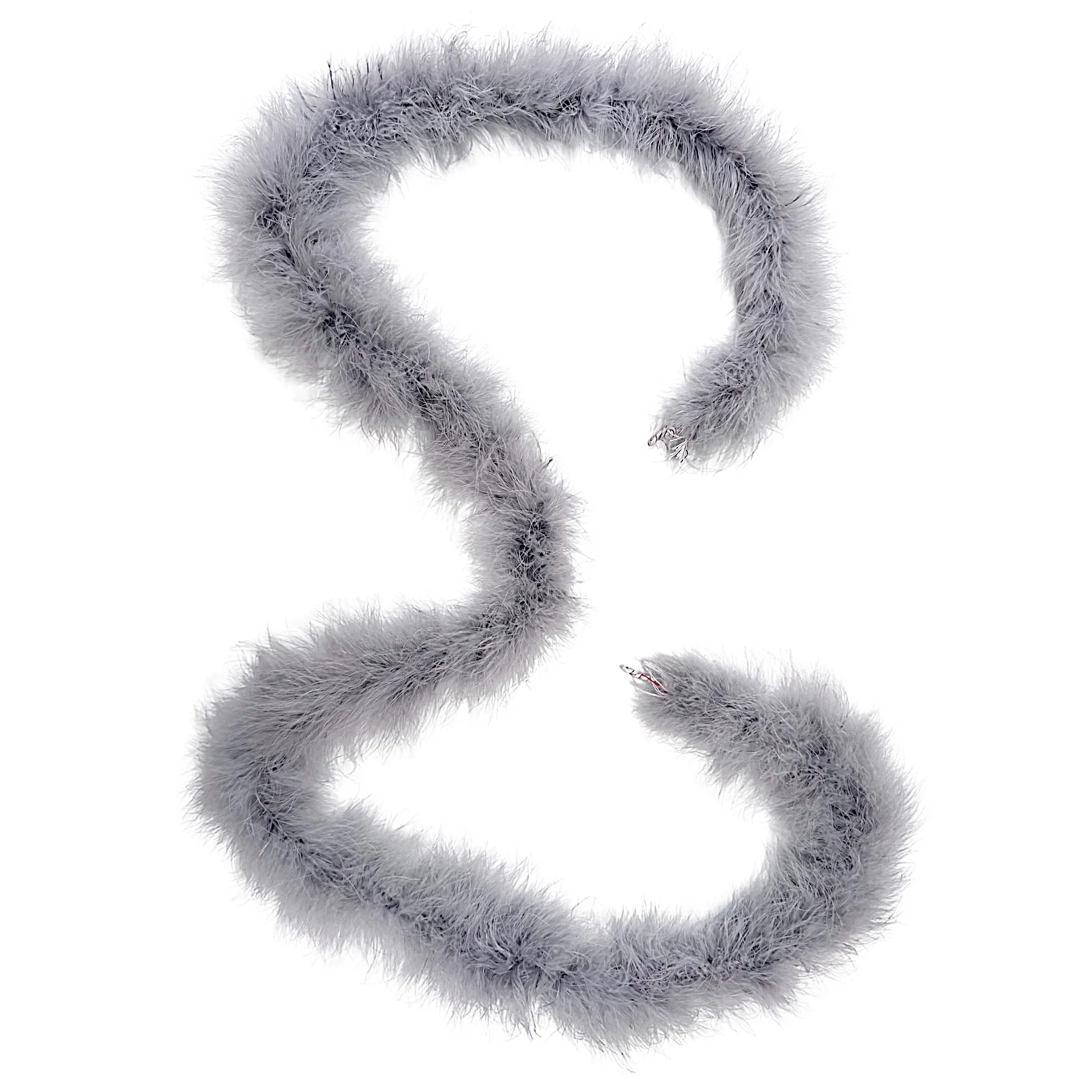 25 Gram Marabou Yardage Boas - Gray