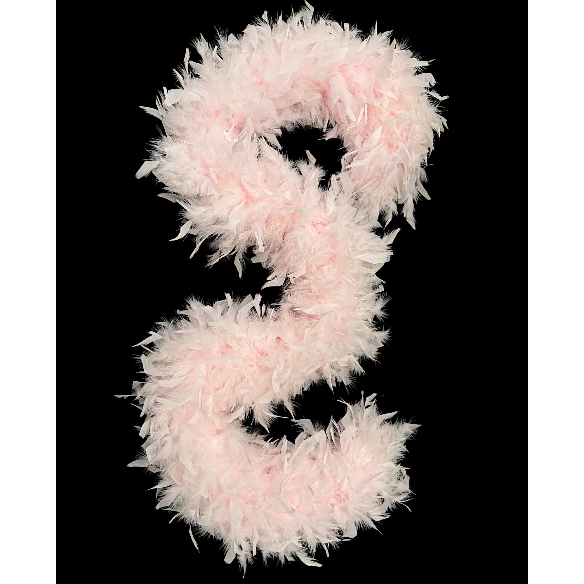 120 gram Chandelle Feather Boas - Light Pink