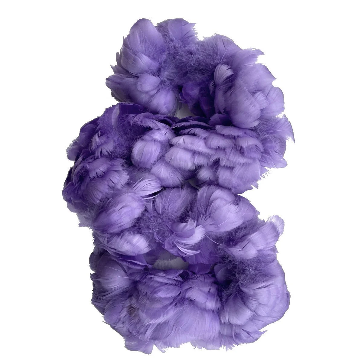 Goose Coquille Feathers 2.5-4" Dyed Lavender