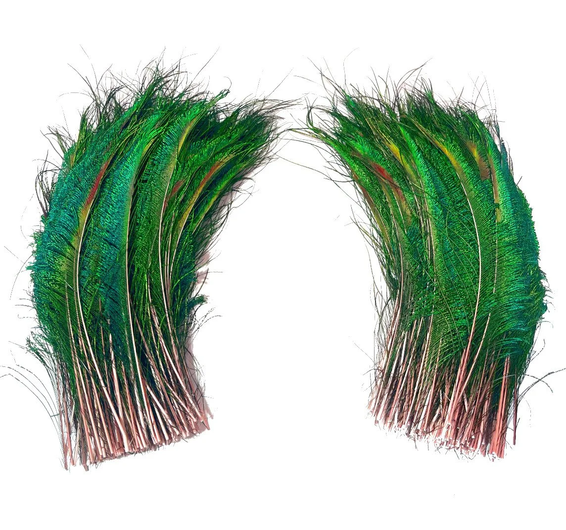 Peacock Tail Feather Swords