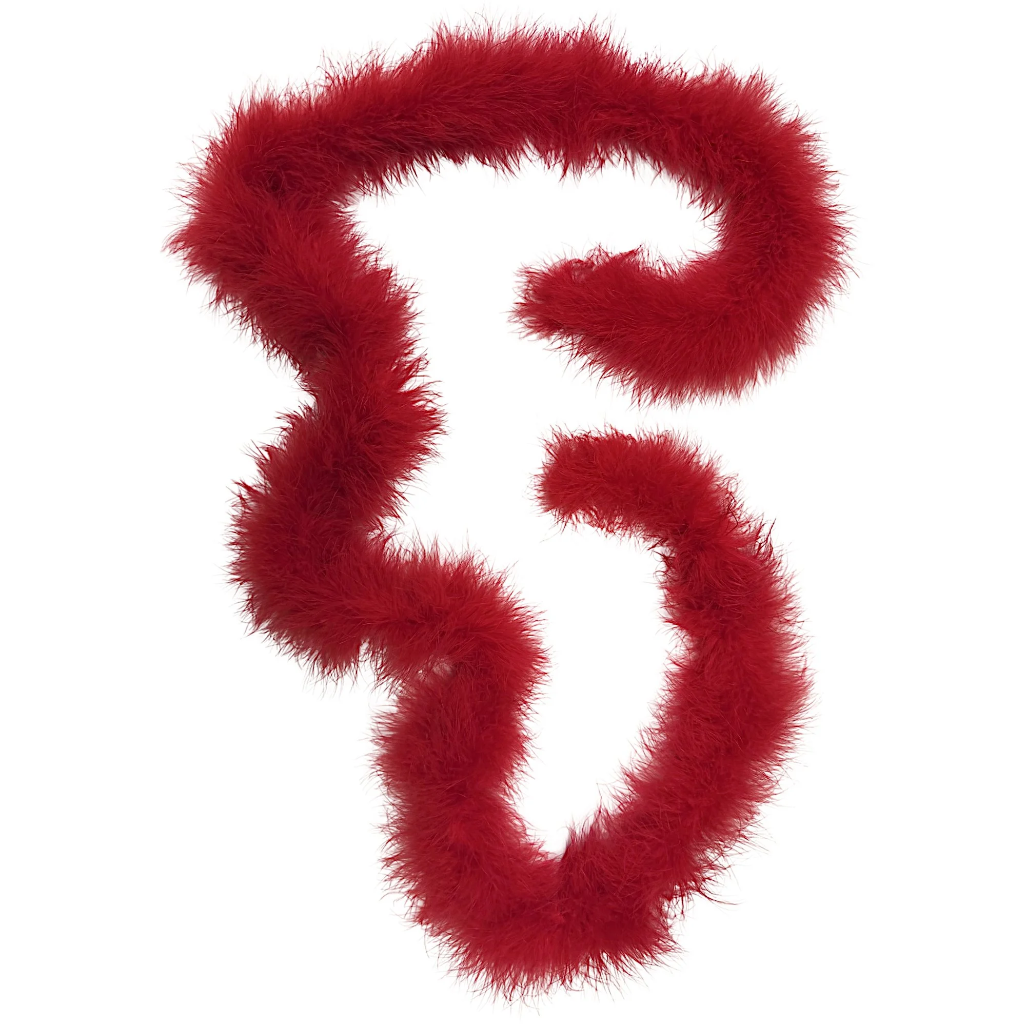 25 Gram Marabou Yardage Boas - Red