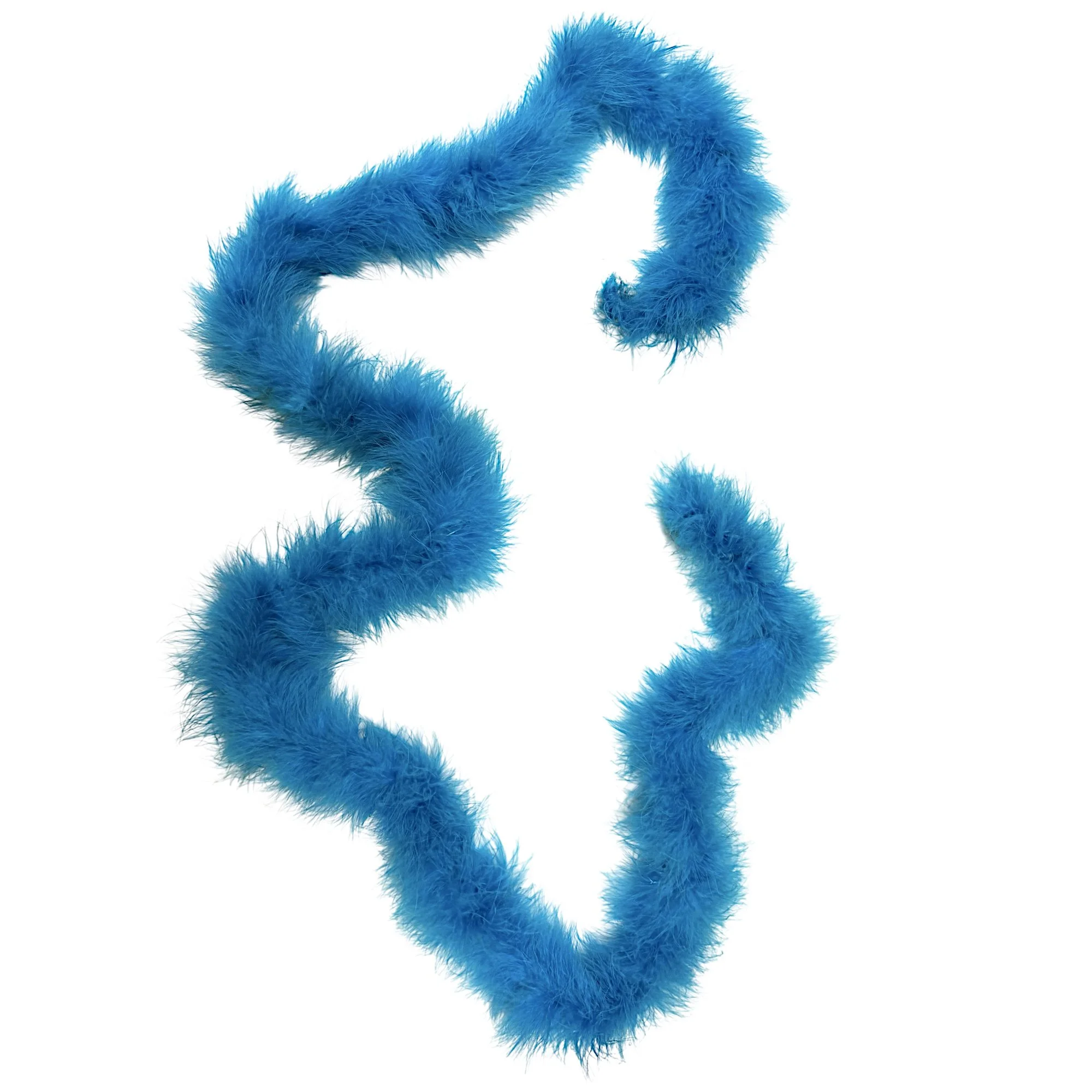 25 Gram Marabou Yardage Boas - Turquoise