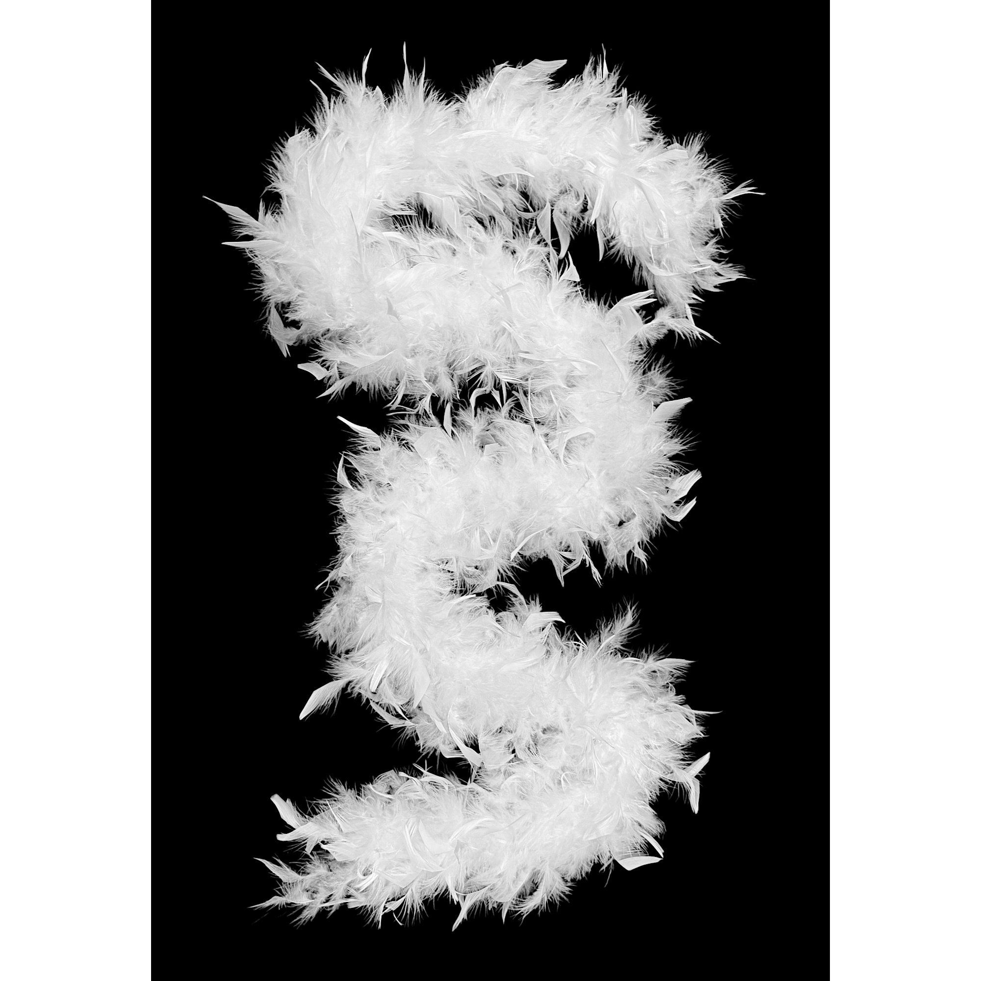 50 gram Chandelle Feather Boas - White