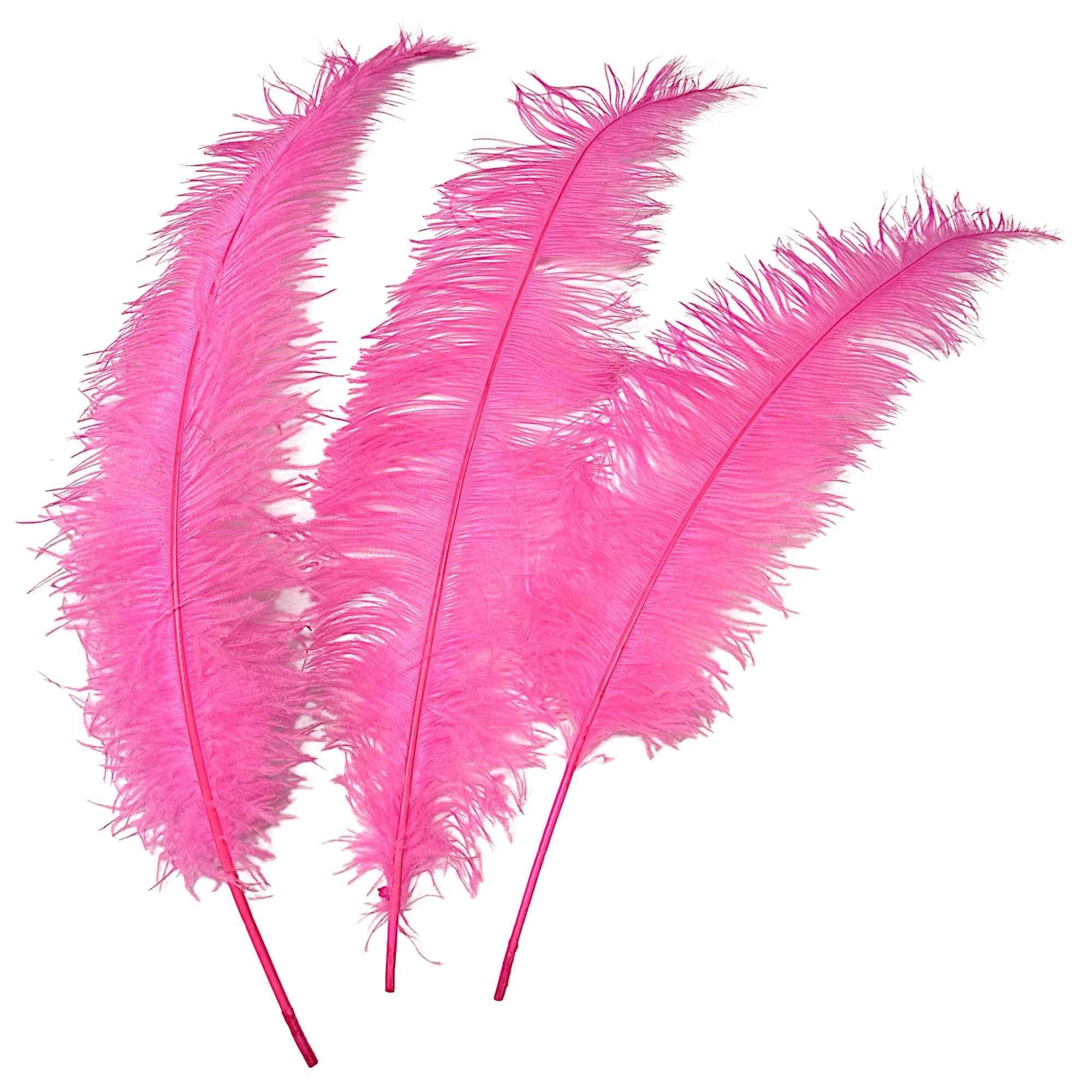 25-32" Ostrich Spads Dyed Candy Pink