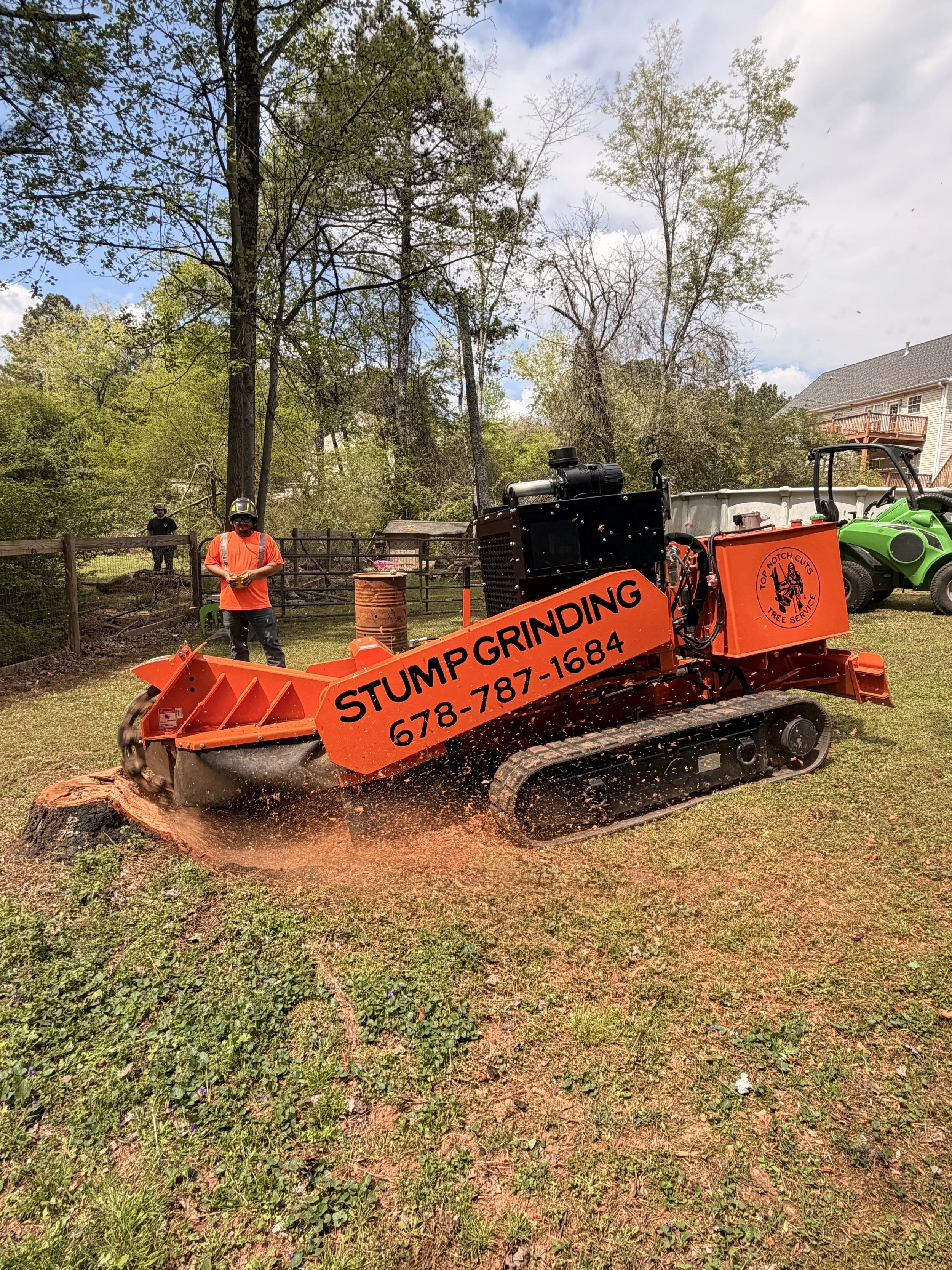 Stump grinding in Carrollton Georgia 