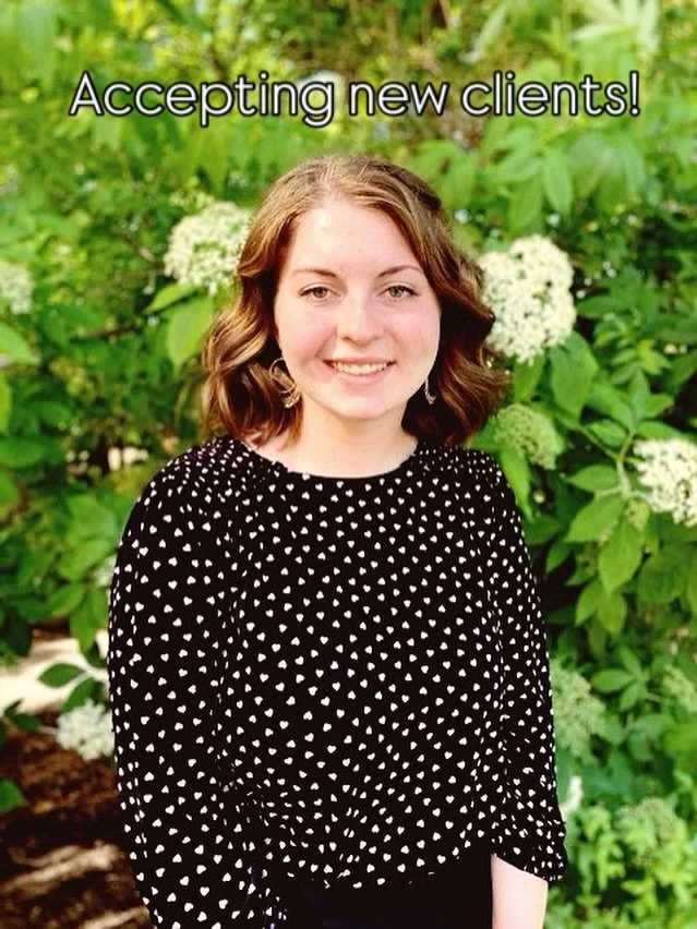 Meet Emma! 

She&rsquo;s earning her Doctor of Nursing Practice (DNP) as a Psychiatric-Mental Health Nurse Practitioner. She&rsquo;s currently accepting new clients (ages 15+) and has immediate availability for in person or telehealth psychotherapy s