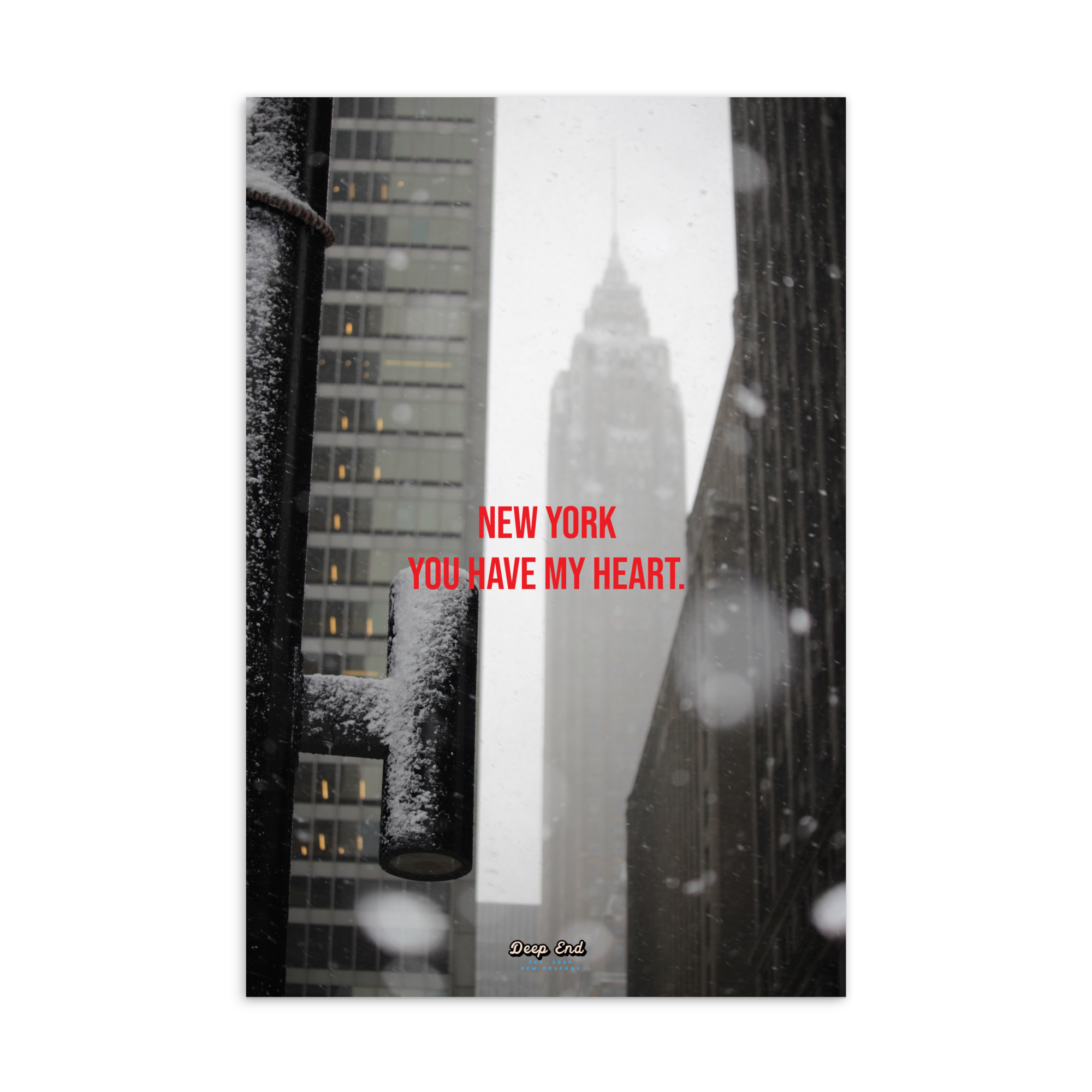New York You Have My Heart. - Postcard Series