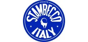 Logo for Stambecco Italy featuring a blue circular design with a goat silhouette in the center.