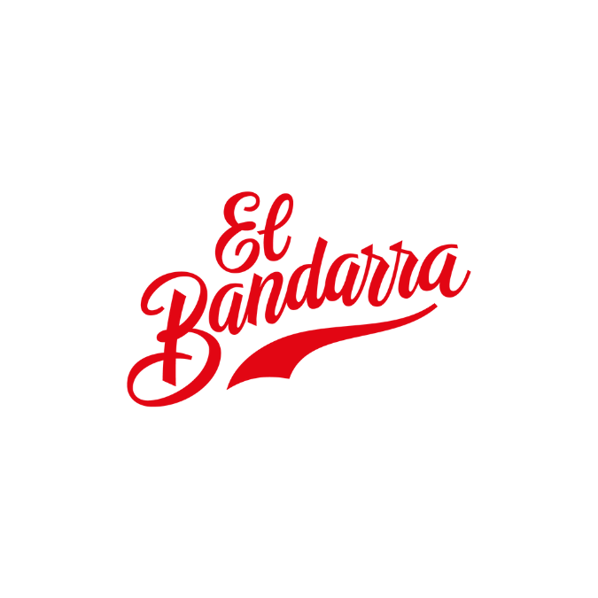 Red text logo that says 'El Pandarra' in stylized cursive font on a white background.