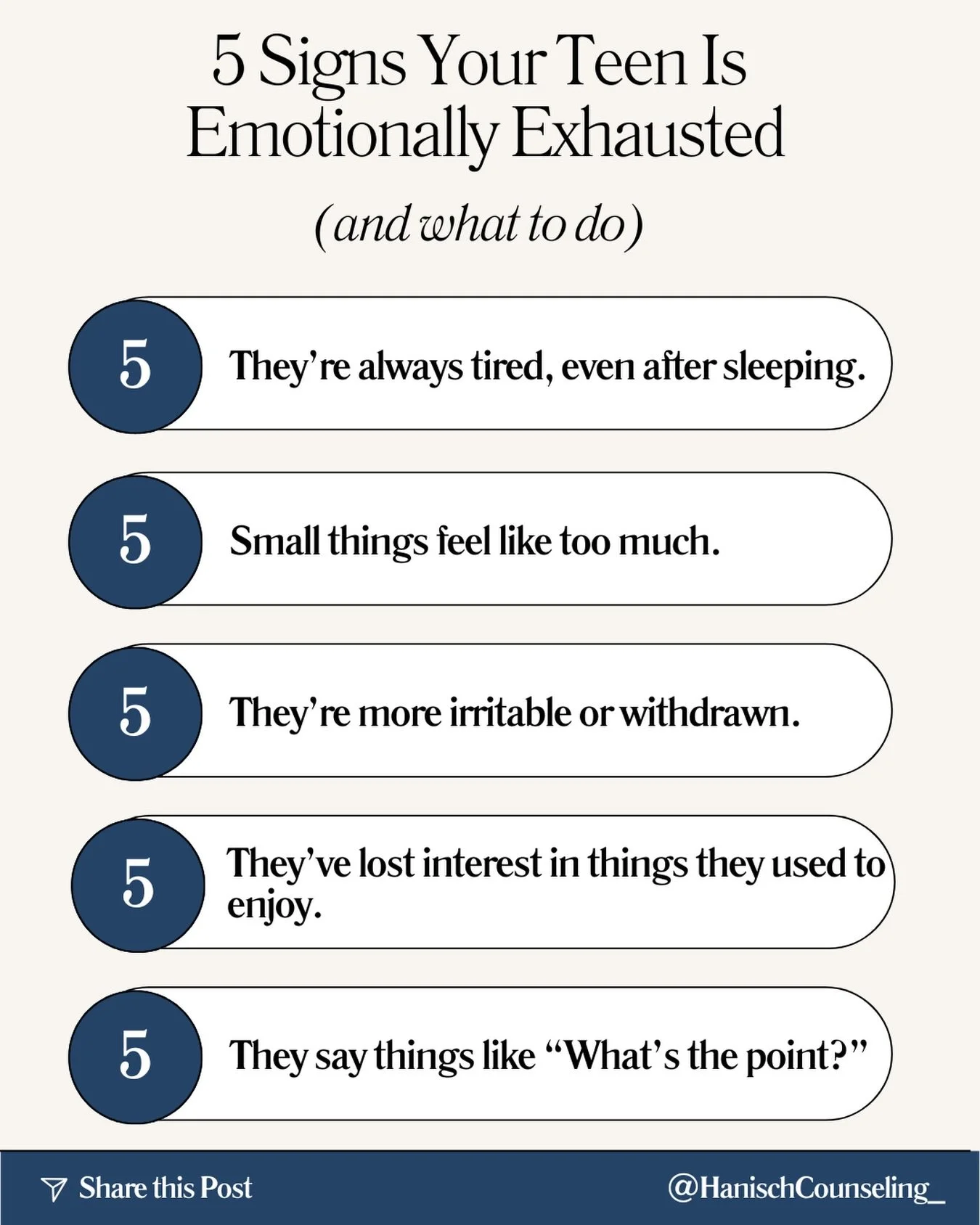 If your teen seems &ldquo;off,&rdquo; tired, or checked out lately &mdash; you&rsquo;re not imagining it.&rdquo;

What to Do:

💛 Encourage rest &mdash; not just sleep, but emotional rest (less pressure, more connection).

💛 Validate feelings before
