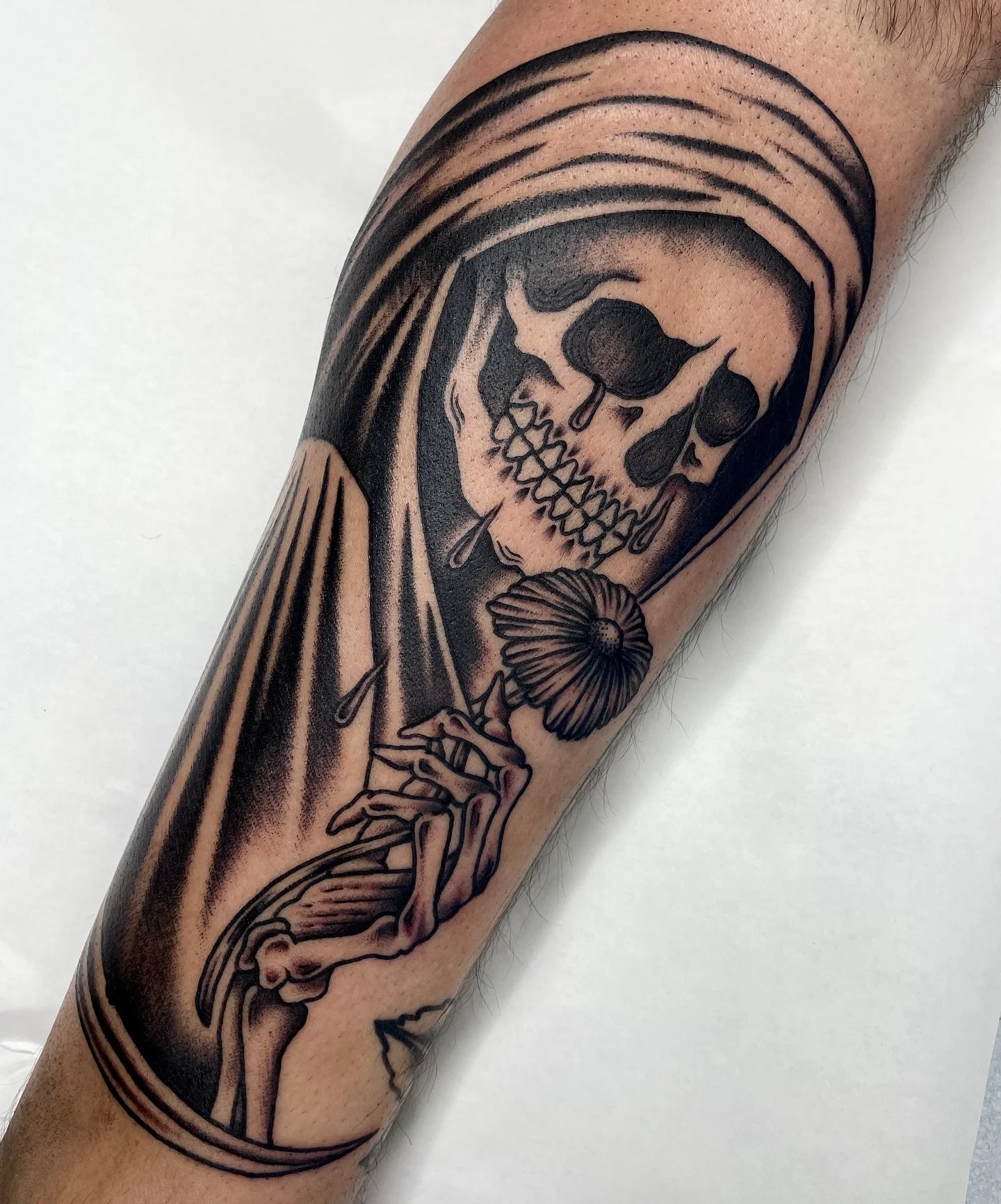 Always honored when someone comes to me and lets a tattoo be a part of their grief journey, we are forever changed by those we&rsquo;ve lost. I&rsquo;m forever grateful for this job and for everyone who gets tattooed by me, big or small, deep or mean